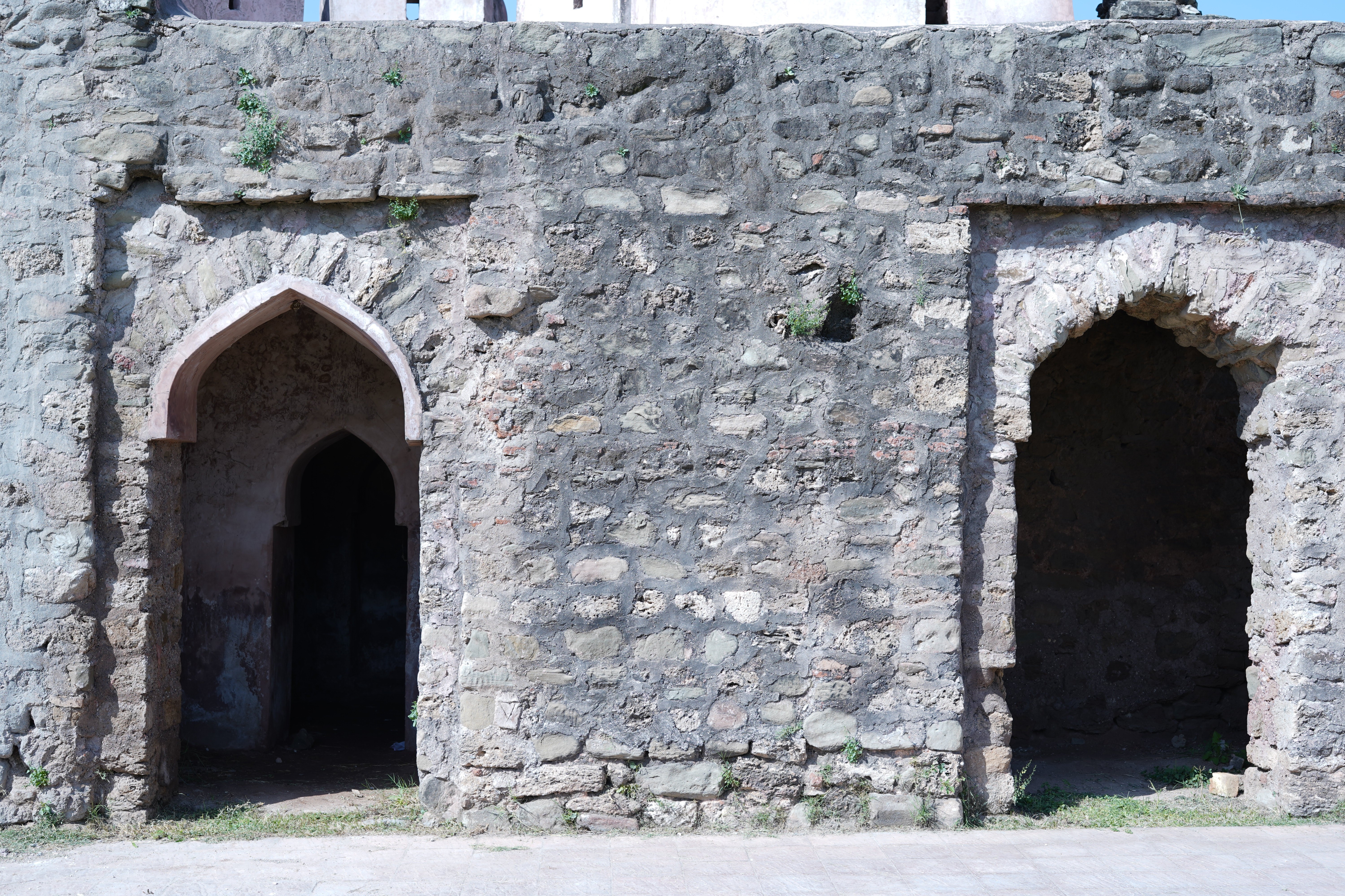 Ancient doorway architecture in Rawat Fort