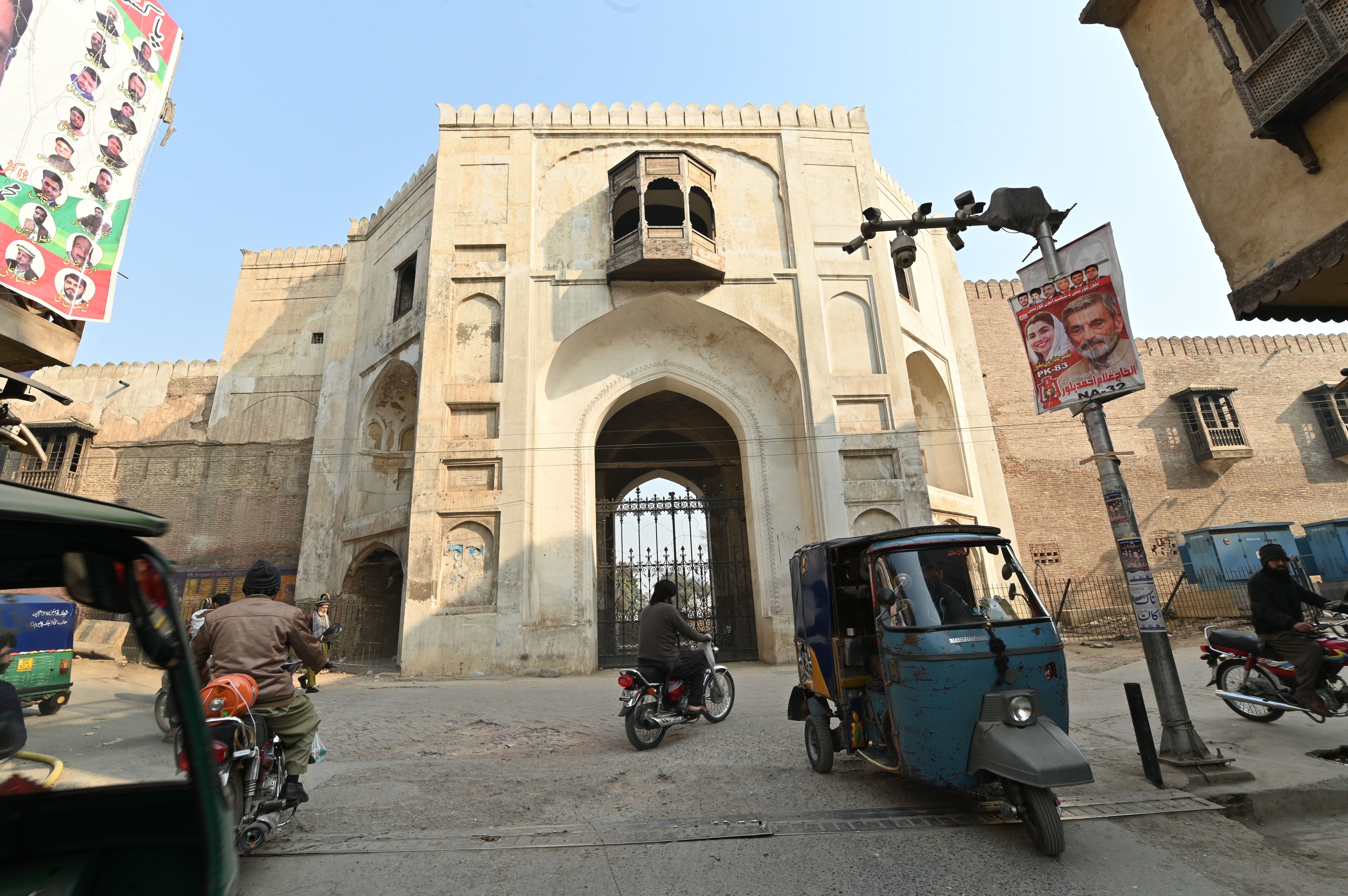 The Westeren gate of Gor Khatri,  also known as Avitabile pavilion since he converted the site into the residence and official headquarters