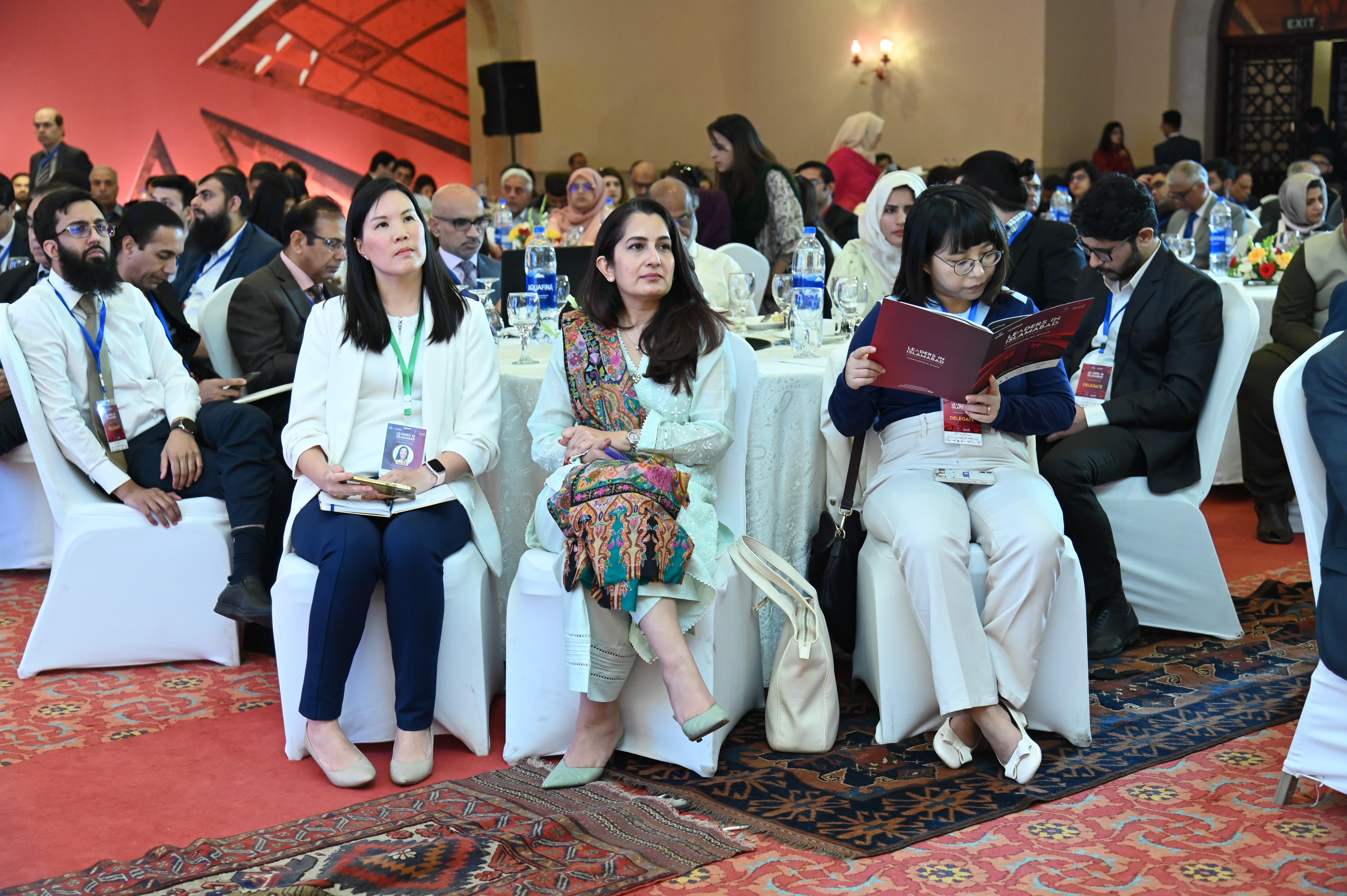 The foreign delegation at the corporate event, The Leaders in Islamabad, A business Summit 2024