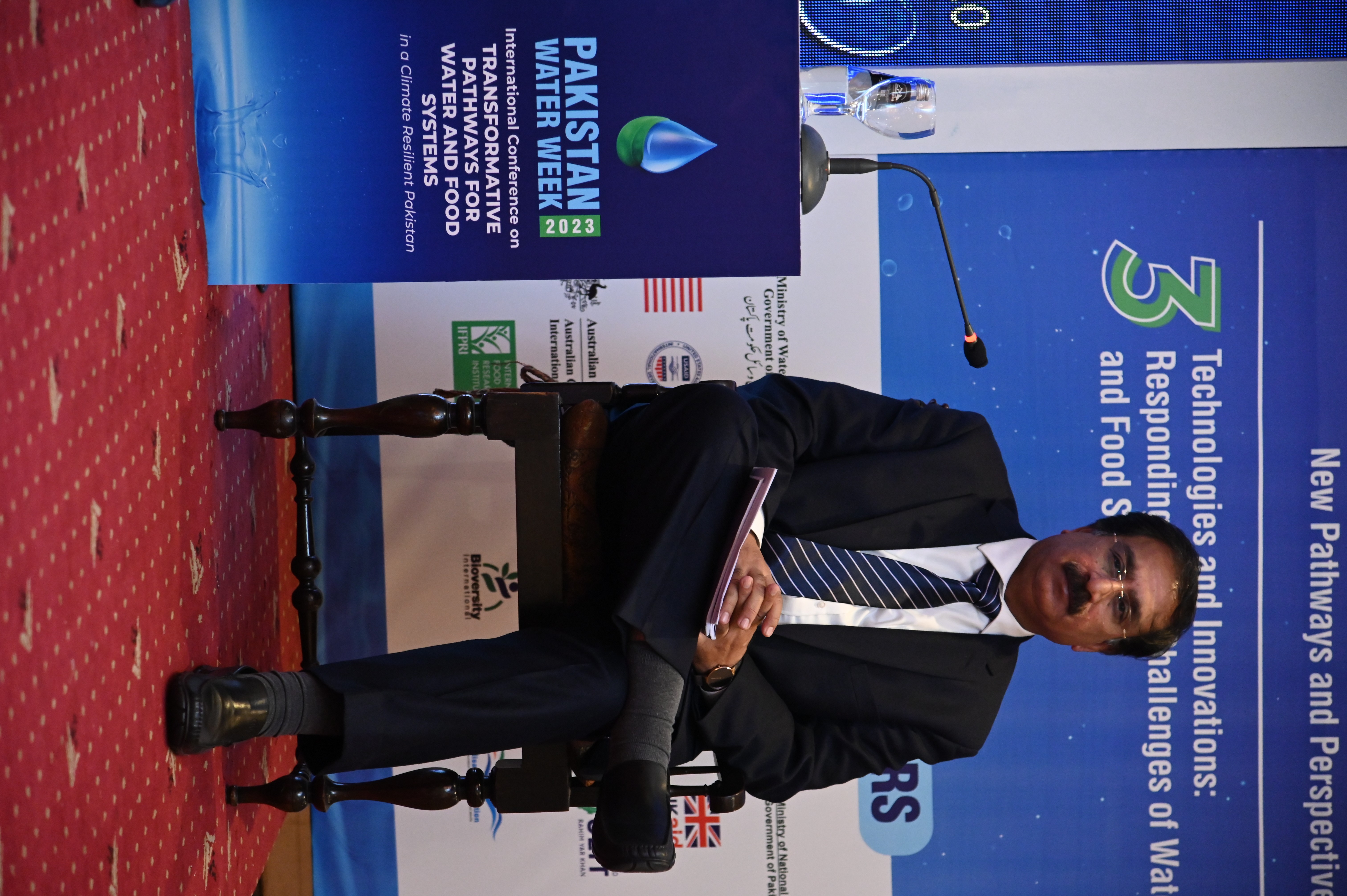 the member from the penalist group at International Conference & National Workshop on "PAKISTAN WATER WEEK 2023"