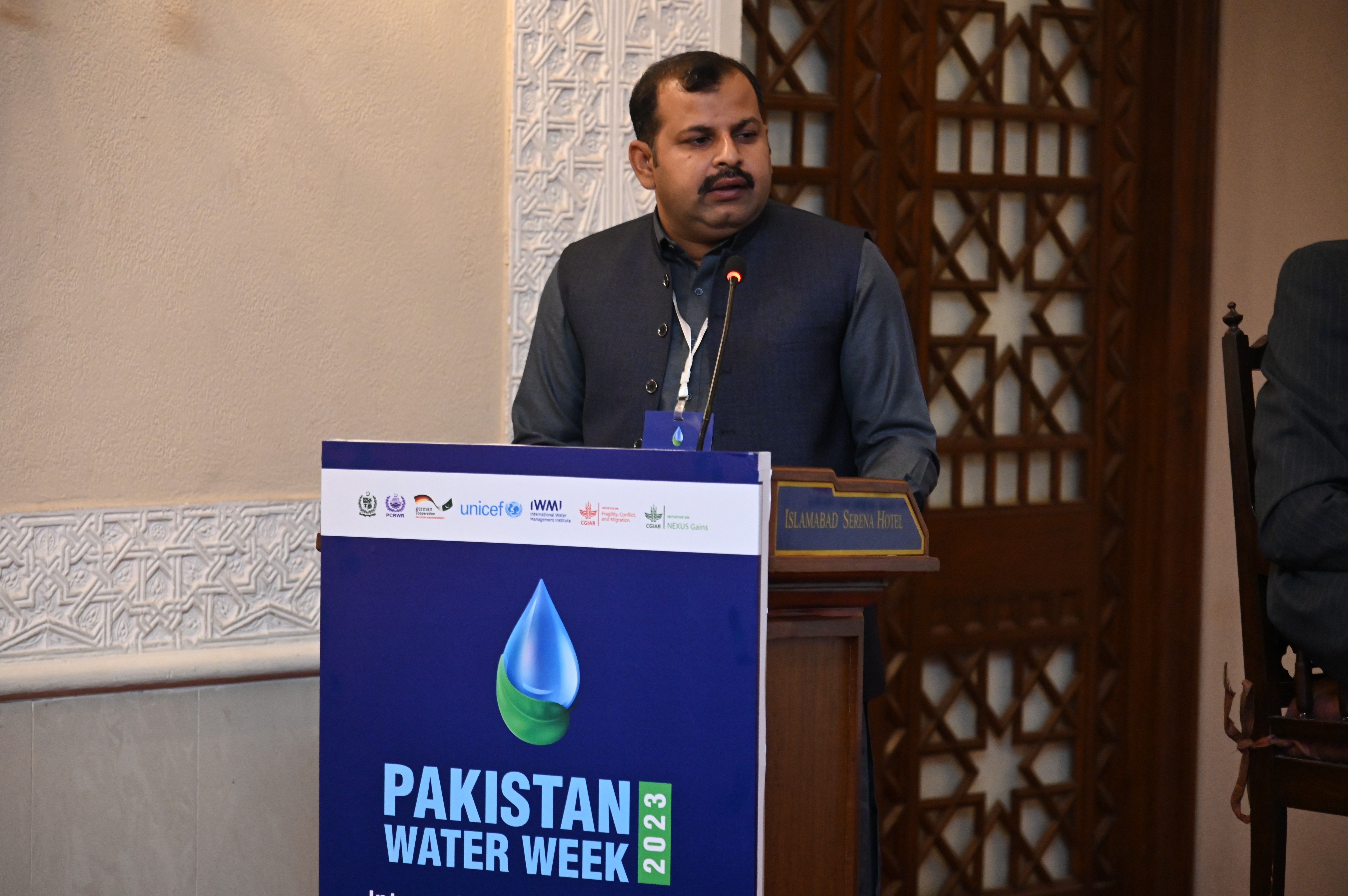 the member from the penalist group at International Conference & National Workshop on "PAKISTAN WATER WEEK 2023"