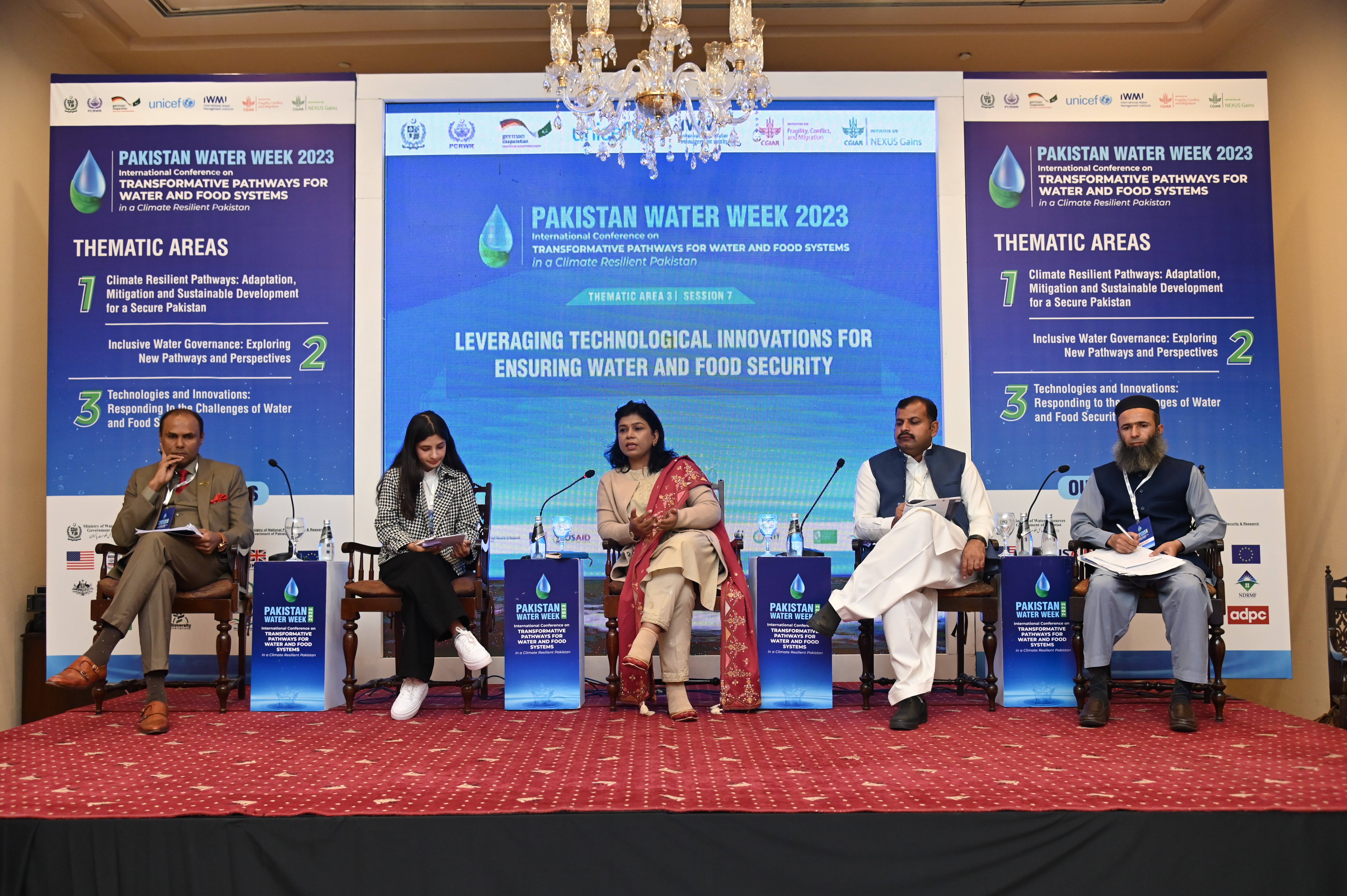 A penal discussion on the international conference on PAKISTAN WATER WEEK 2023:TRANSFORMATIVE PATHWAYS FOR WATER AND FOOD SYSTEM