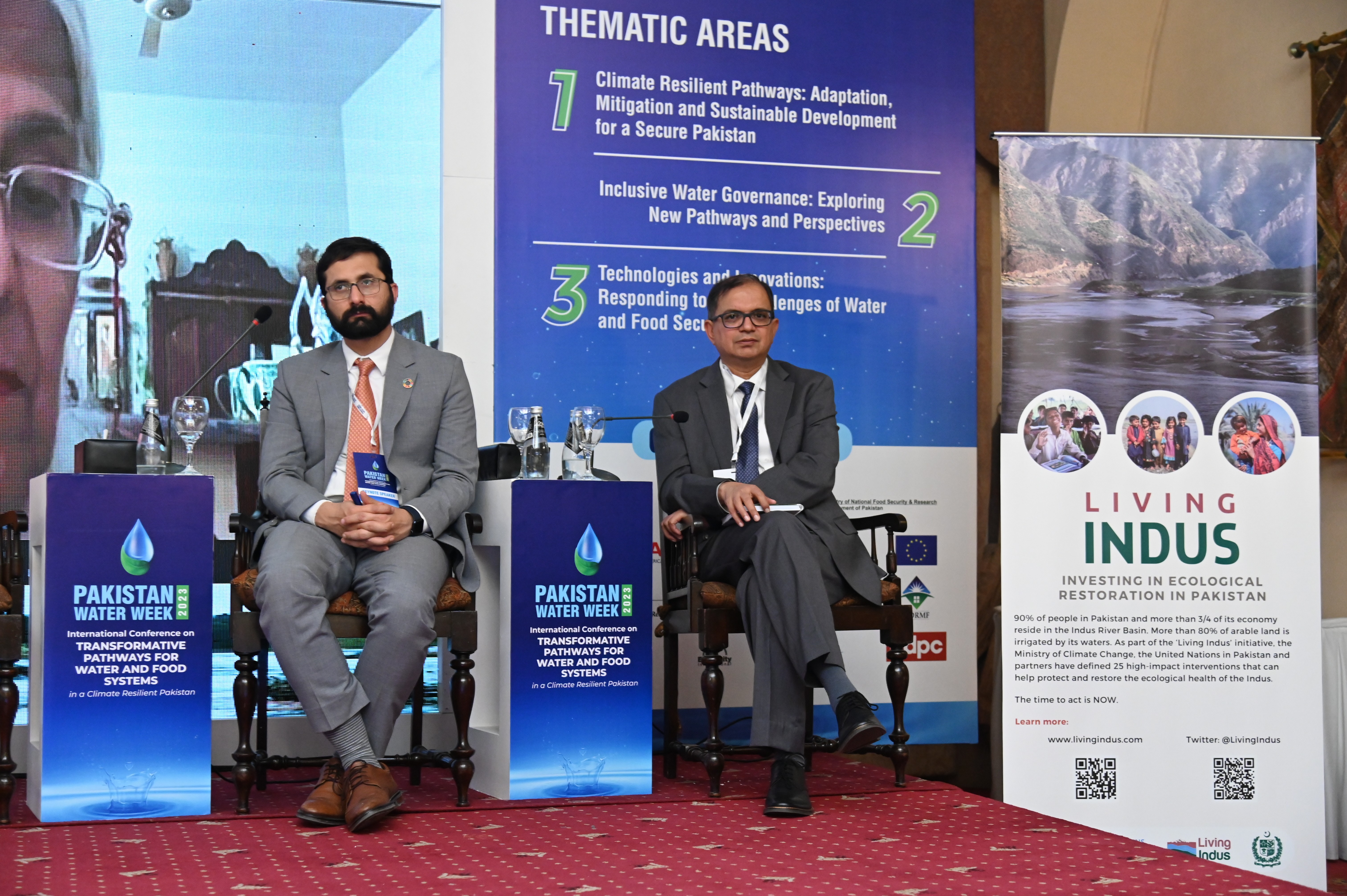 A penal discussion on the international conference on PAKISTAN WATER WEEK 2023:TRANSFORMATIVE PATHWAYS FOR WATER AND FOOD SYSTEM