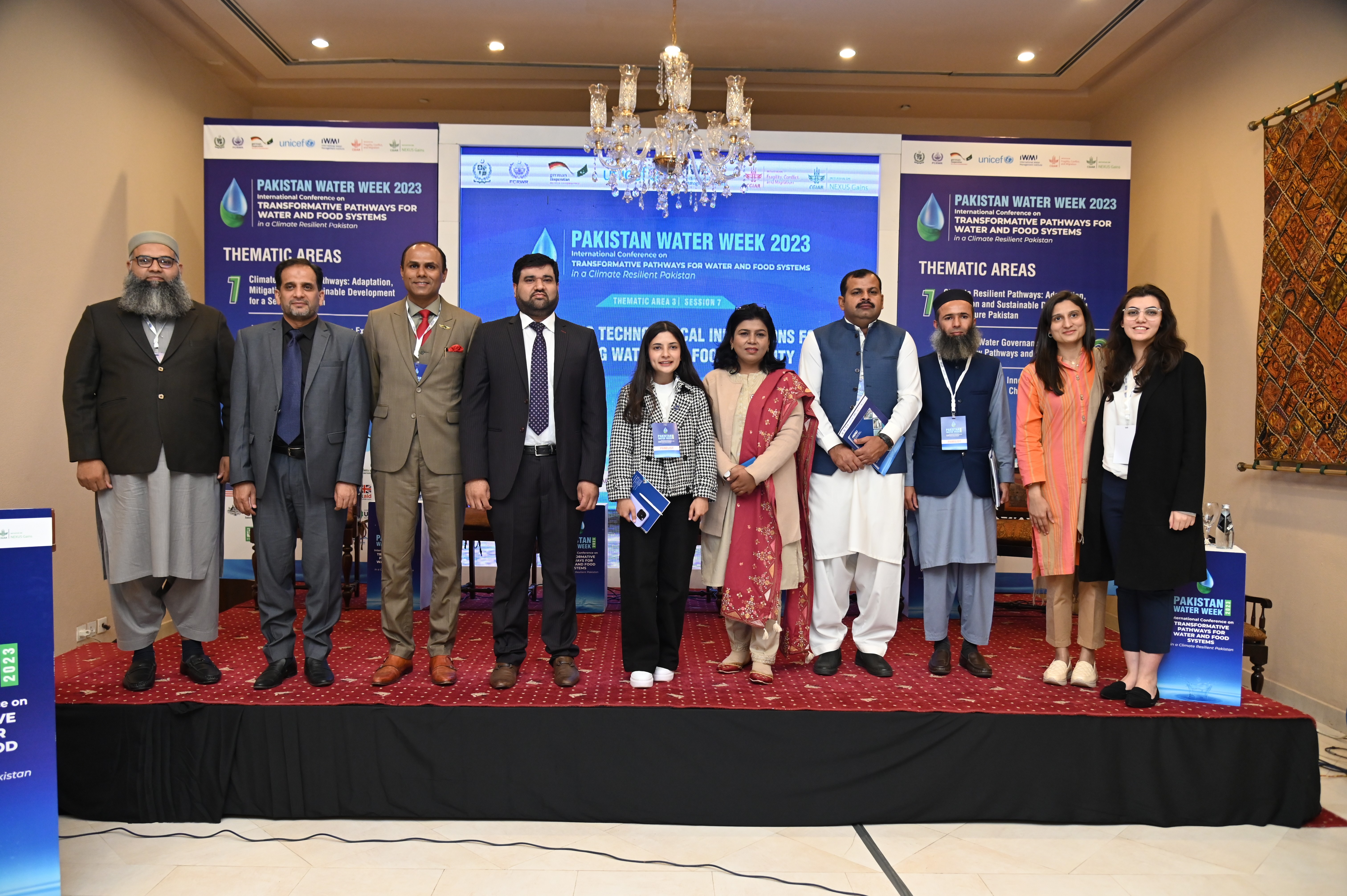 A penal discussion on the international conference on PAKISTAN WATER WEEK 2023:TRANSFORMATIVE PATHWAYS FOR WATER AND FOOD SYSTEM