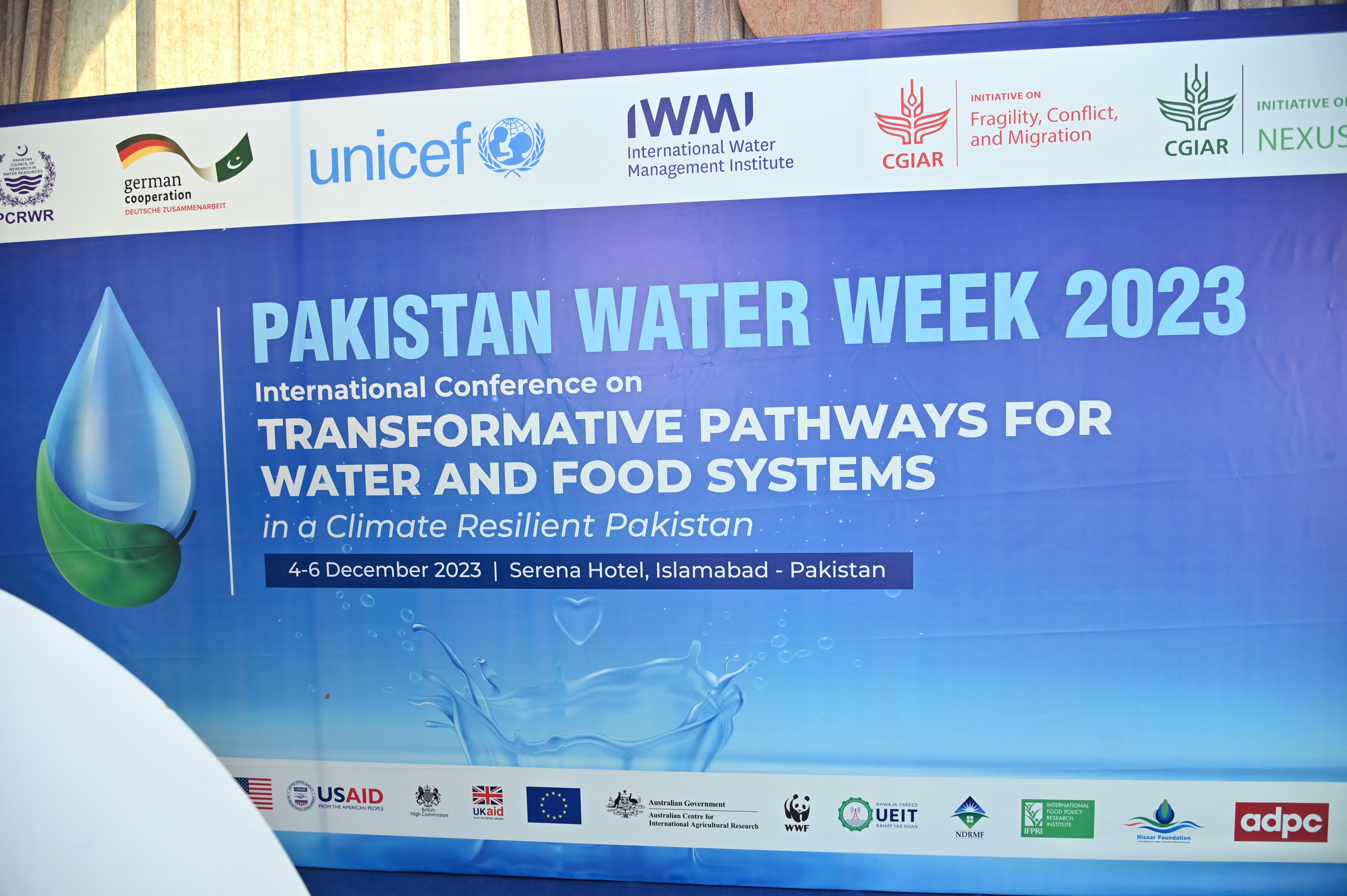 A penal discussion on the international conference on PAKISTAN WATER WEEK 2023:TRANSFORMATIVE PATHWAYS FOR WATER AND FOOD SYSTEM