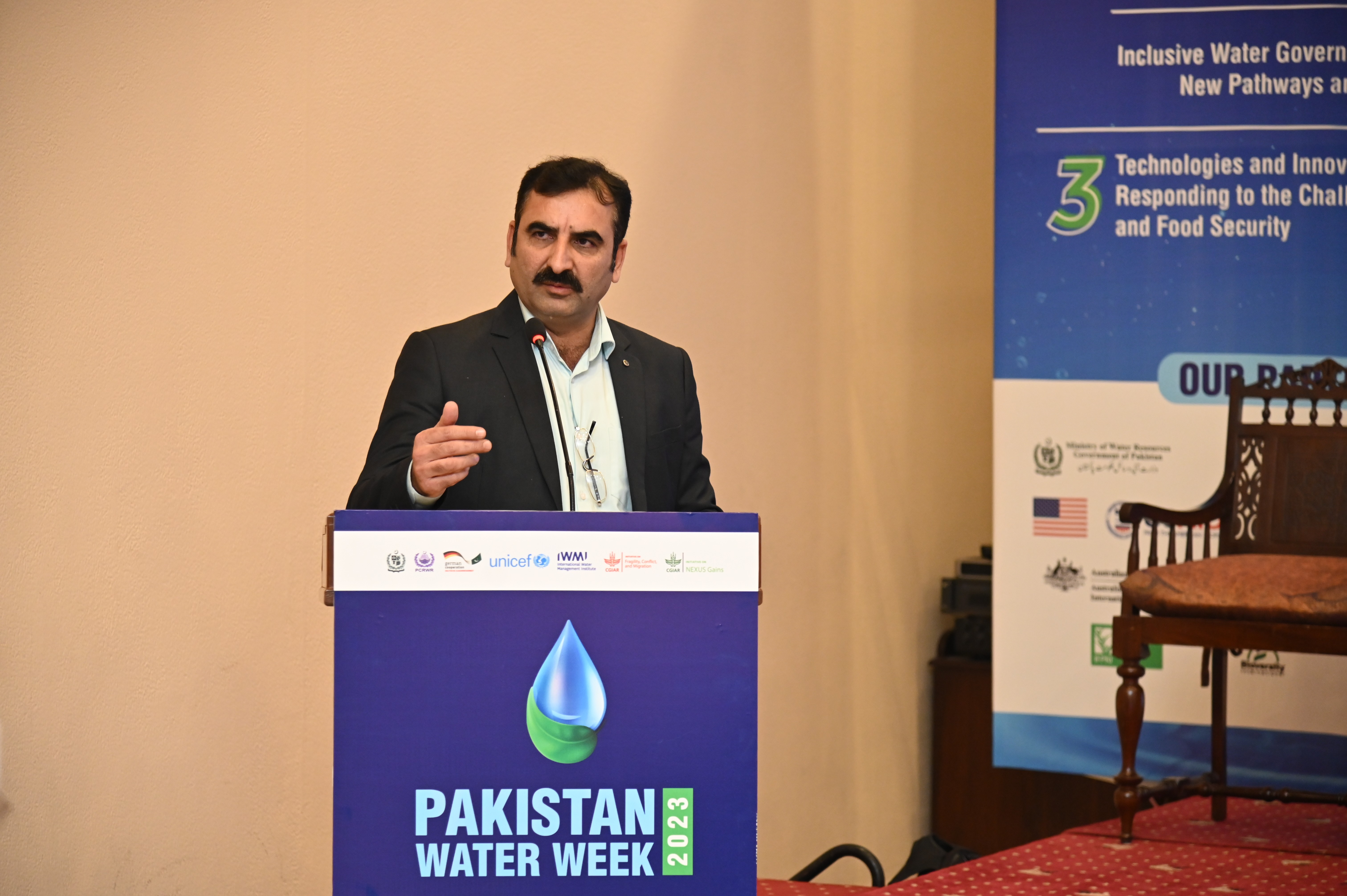 A penal discussion on the international conference on PAKISTAN WATER WEEK 2023:TRANSFORMATIVE PATHWAYS FOR WATER AND FOOD SYSTEM