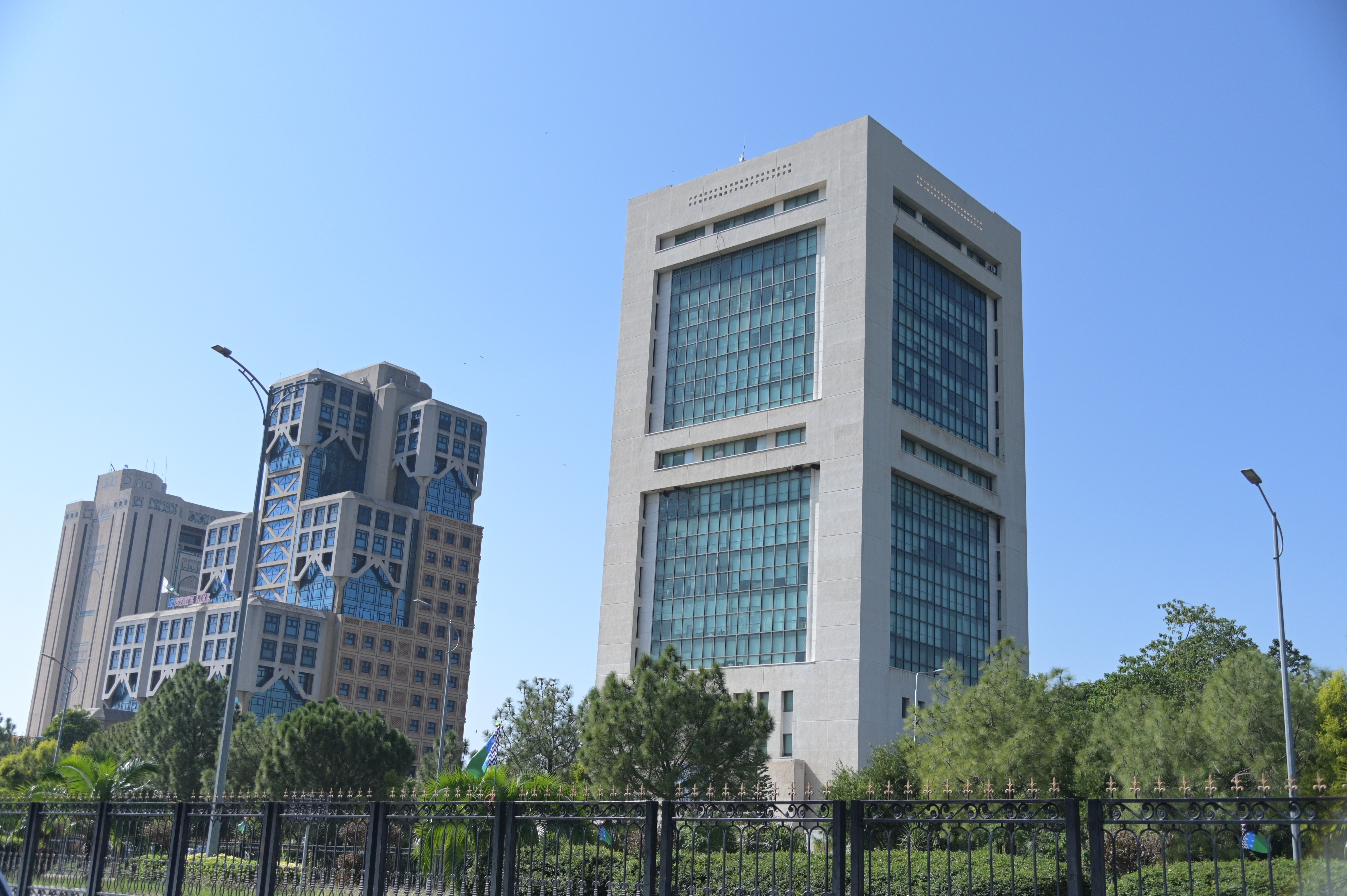 High-rise buildings of Islamabad located in Blue Area