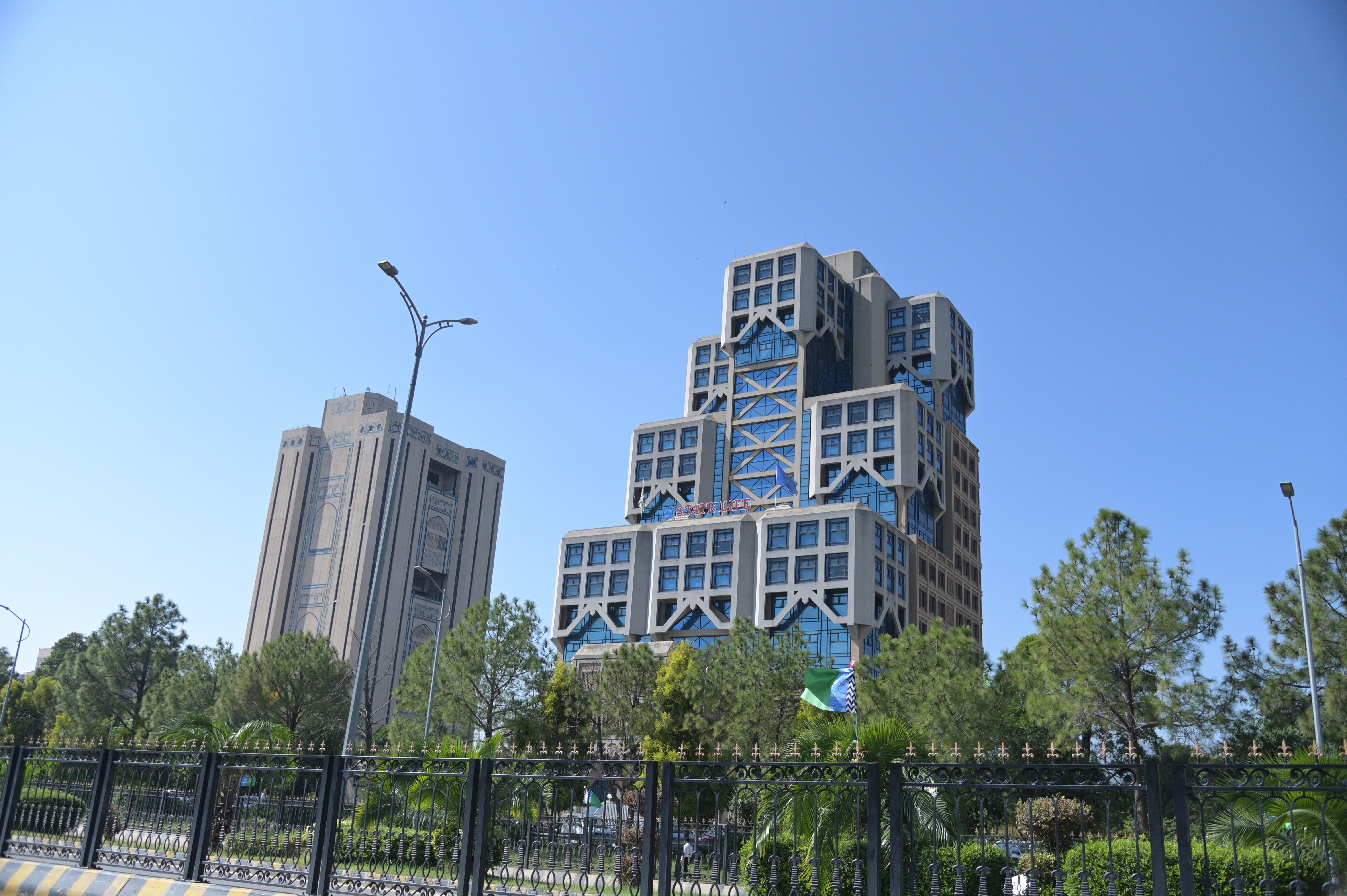 High-rise buildings of Islamabad located in Blue Area