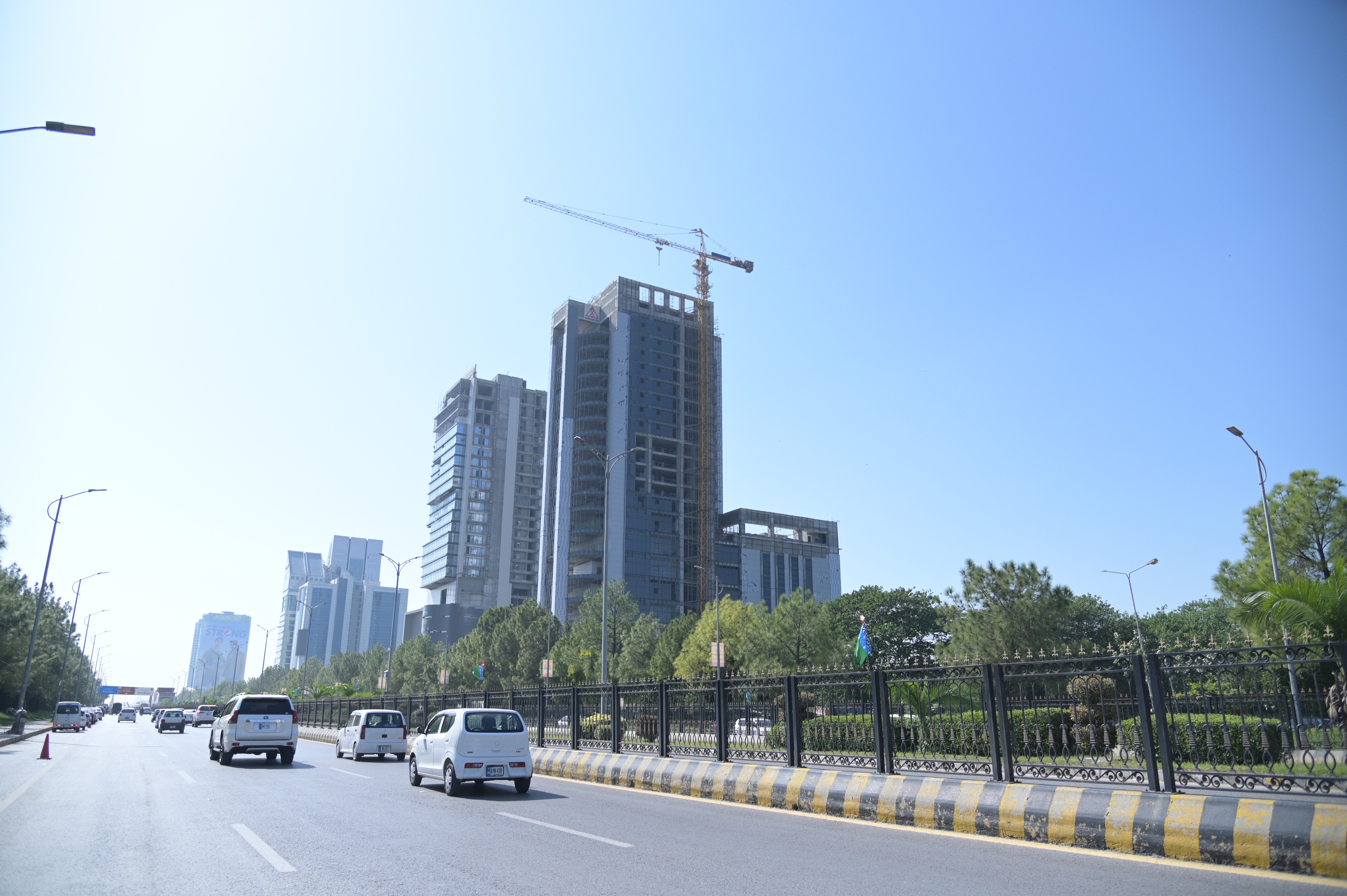 High-rise buildings of Islamabad located in Blue Area