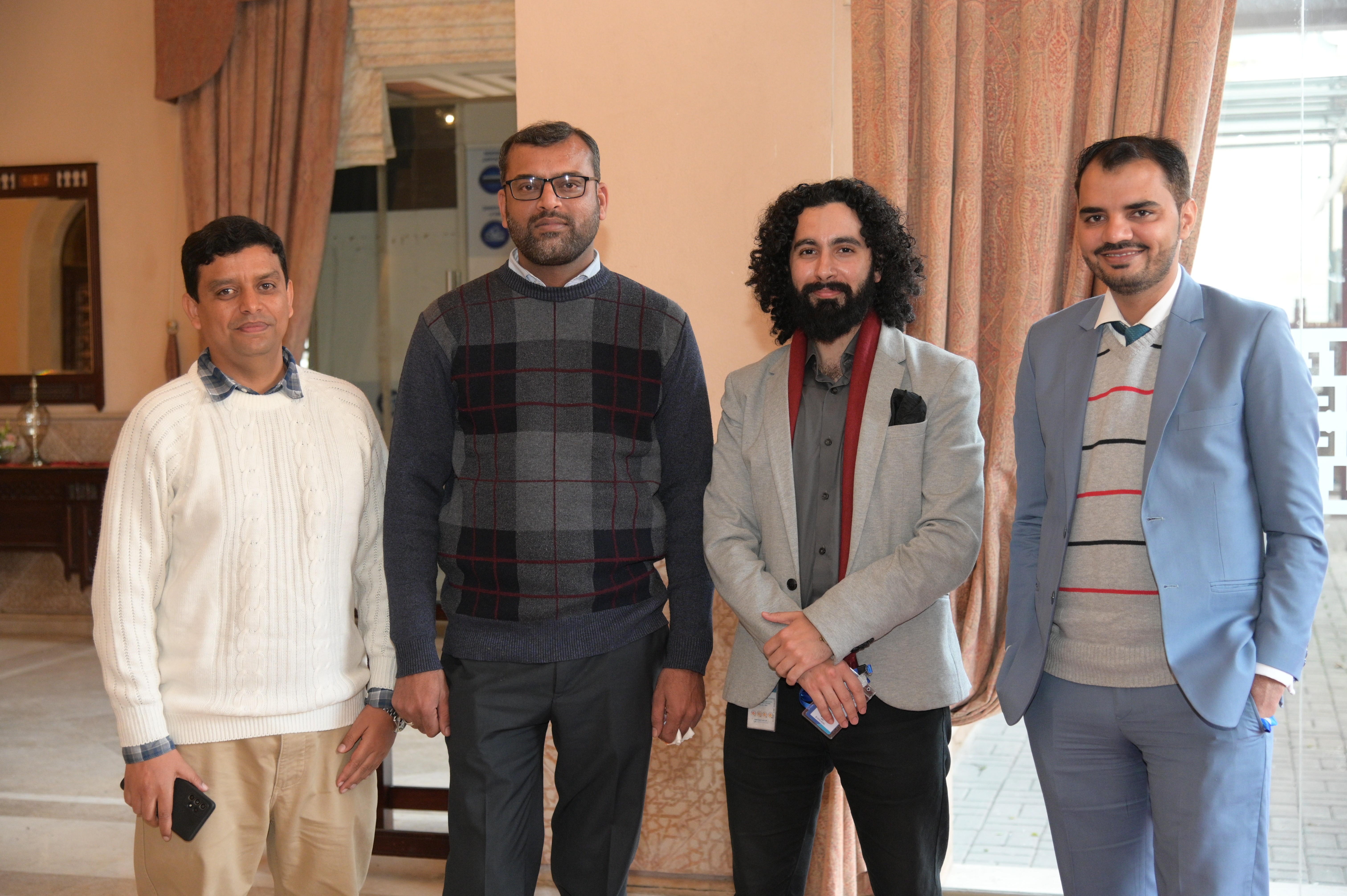 A group photo of participants in the conference