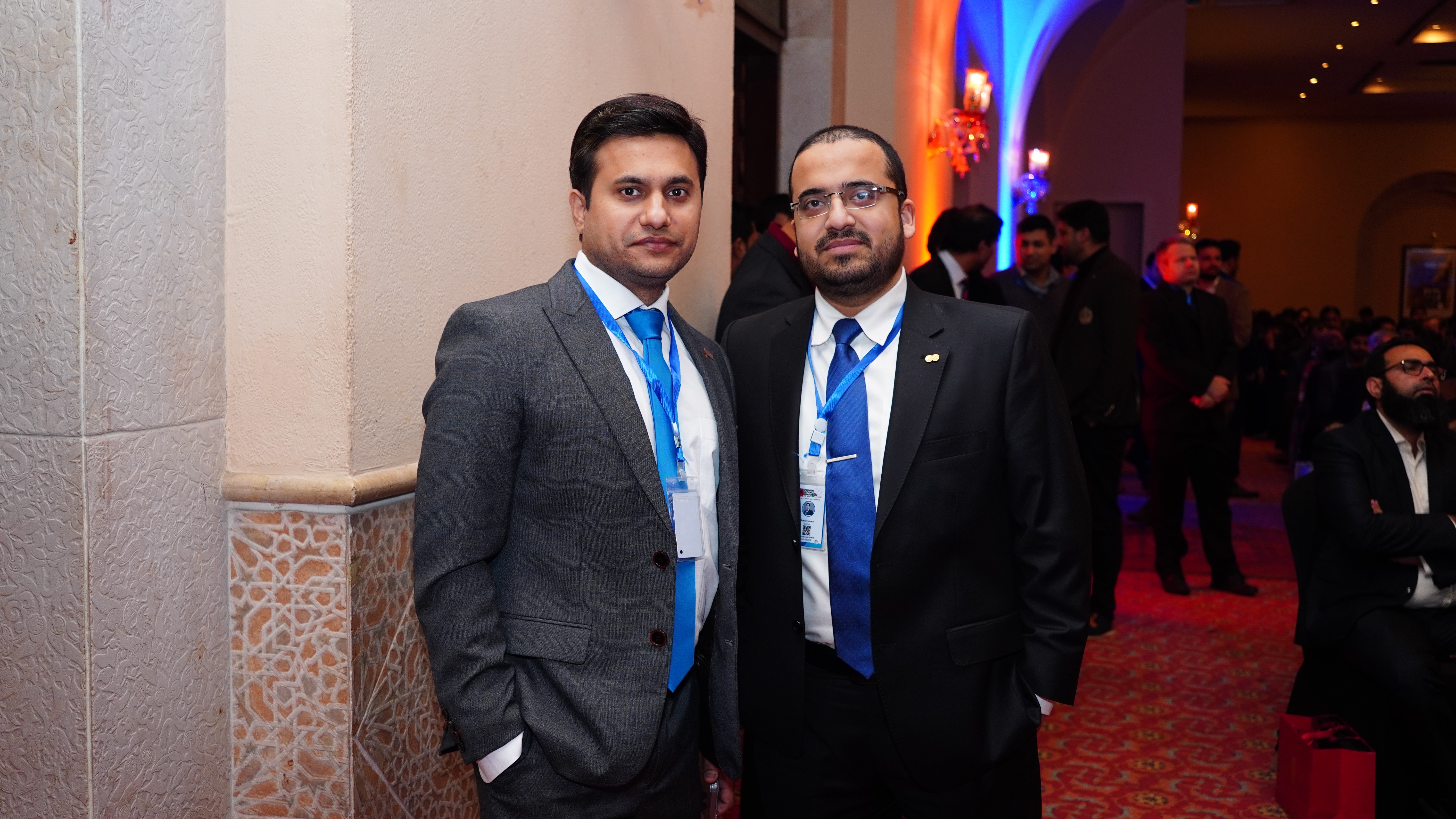 The members of Pakistani delegation in the oil conference show