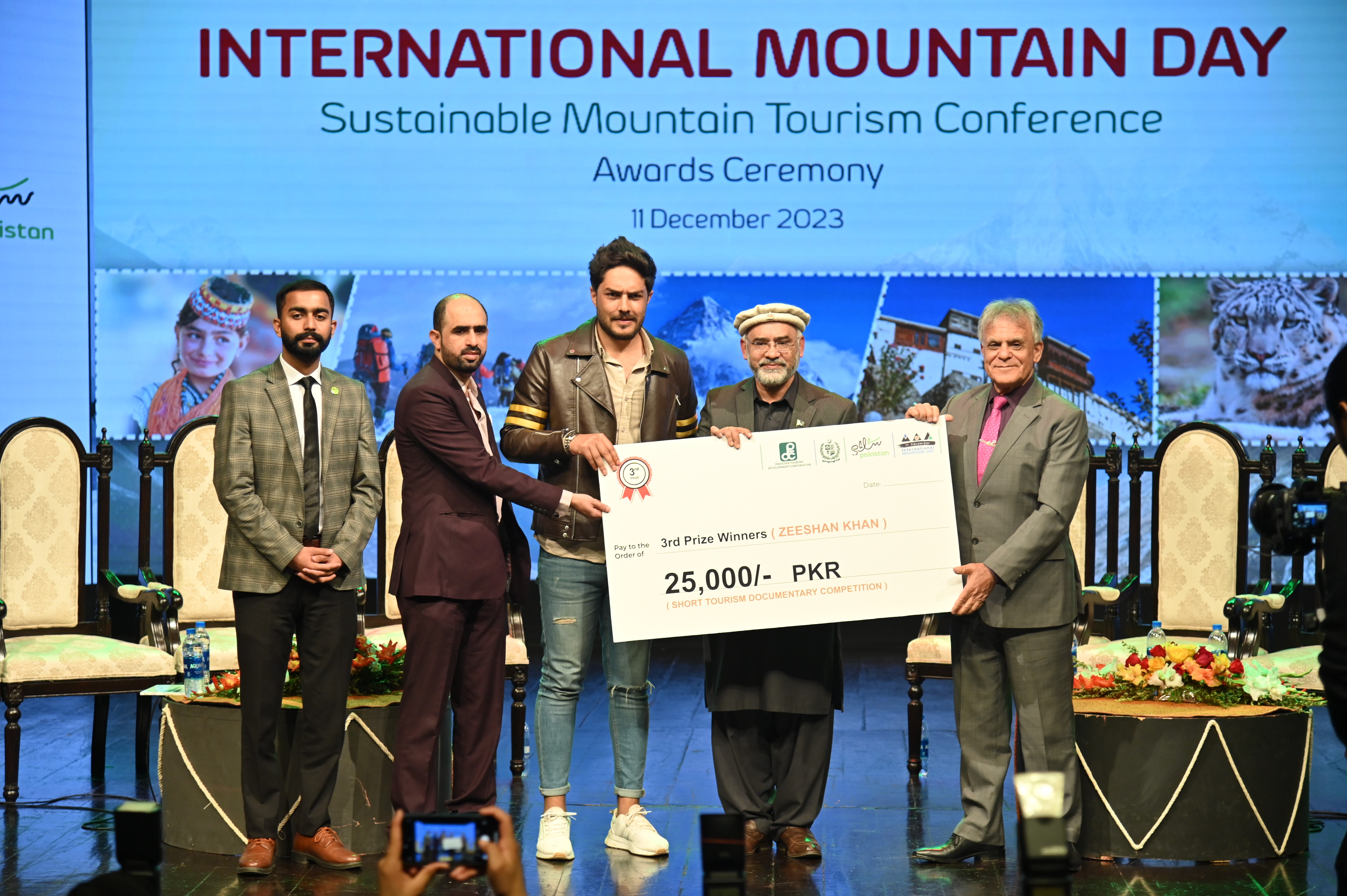 Cash prize Distribution on International Mountain Day at PNCA