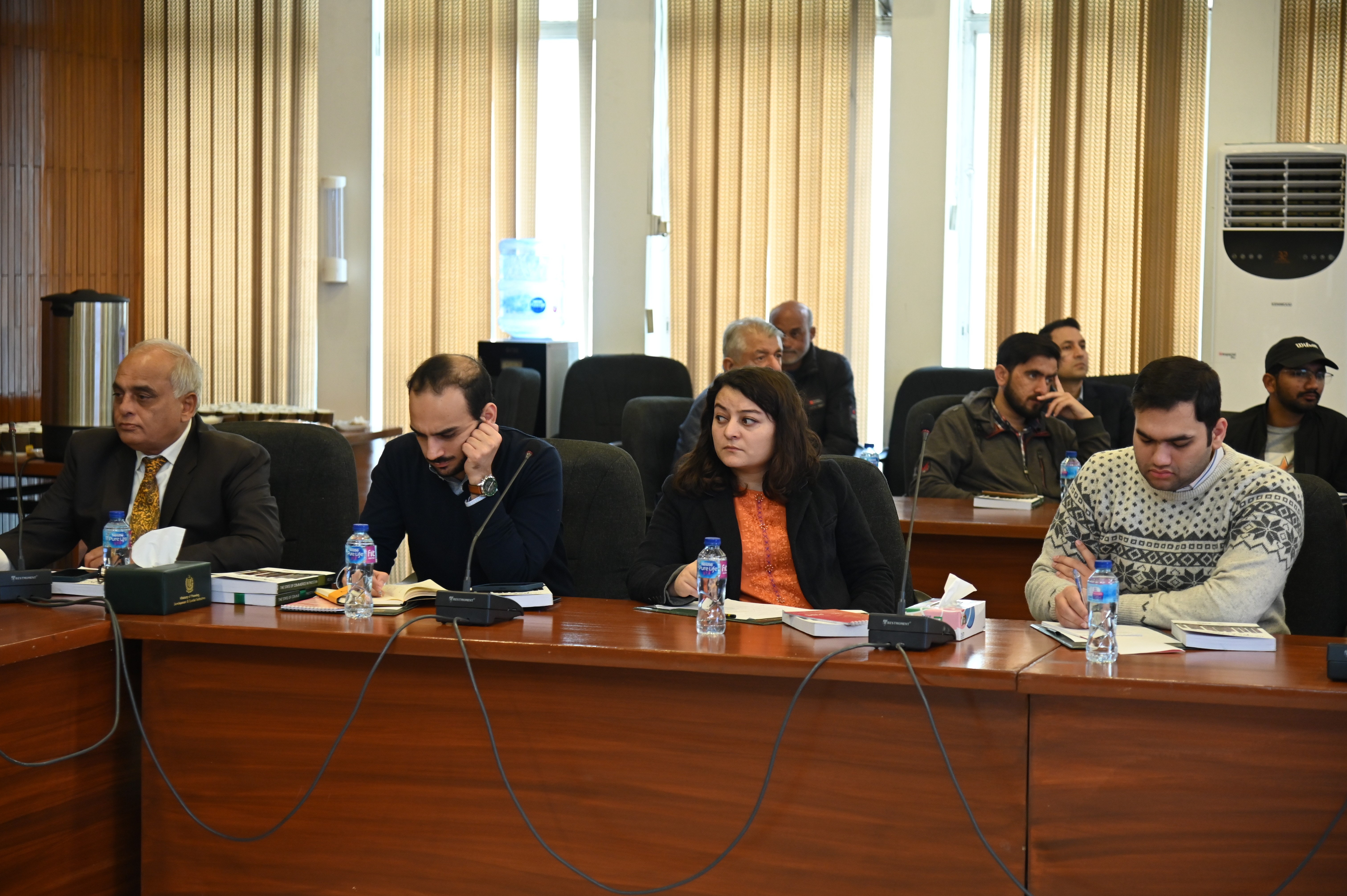 Participants from the economist group at The Report Launching Ceremony of The State Of Commerce held in Planning Commission of Pakistan