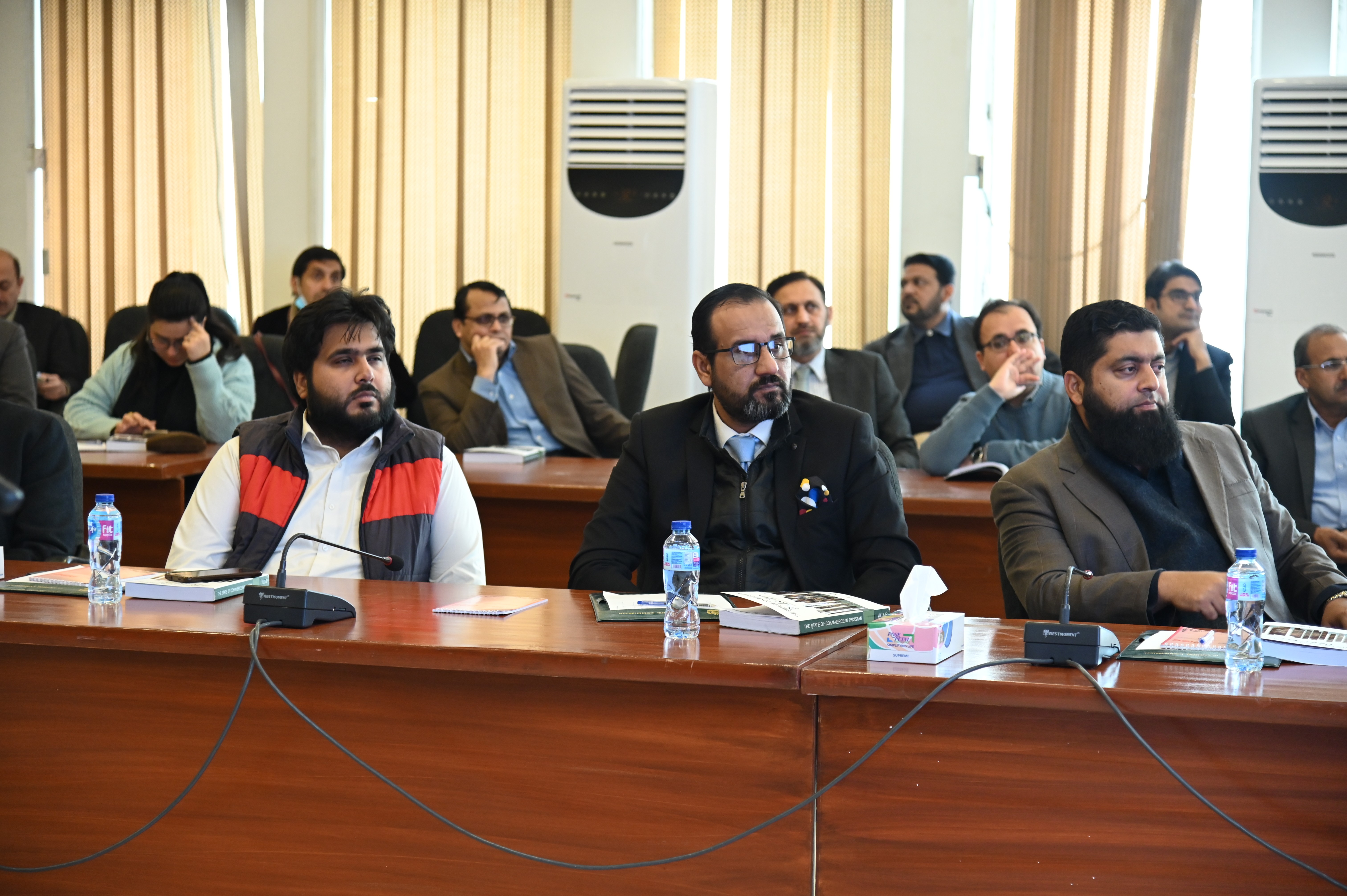 Participants from the economist group at The Report Launching Ceremony of The State Of Commerce held in Planning Commission of Pakistan