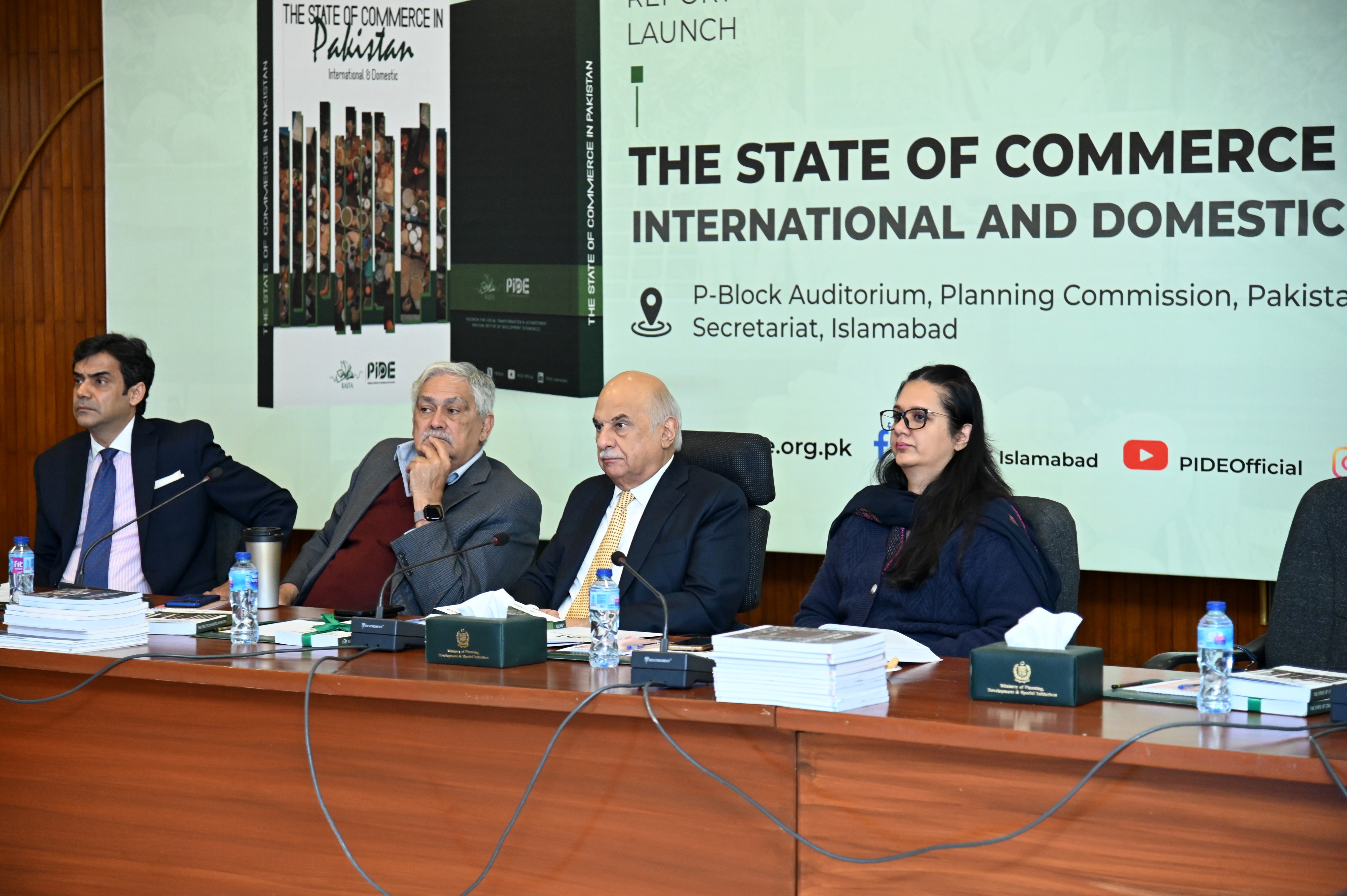 The Group of the Higher Officials of the Planning Commission of Pakistan headed by Dr. Mohammad Jehanzeb Khan, Deputy Chairman Planning Commission