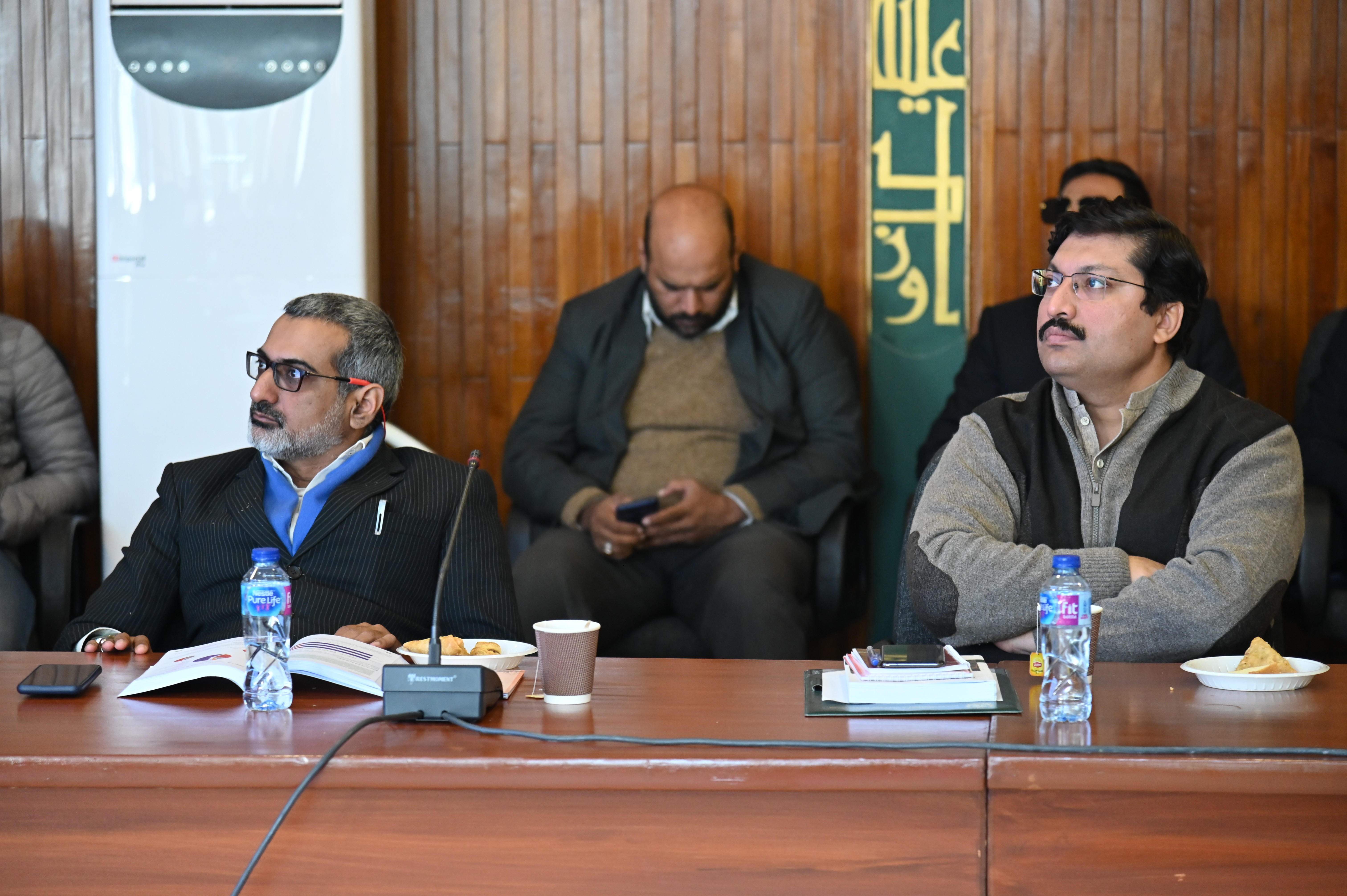 Participants from the economist group at The Report Launching Ceremony of The State Of Commerce held in Planning Commission of Pakistan