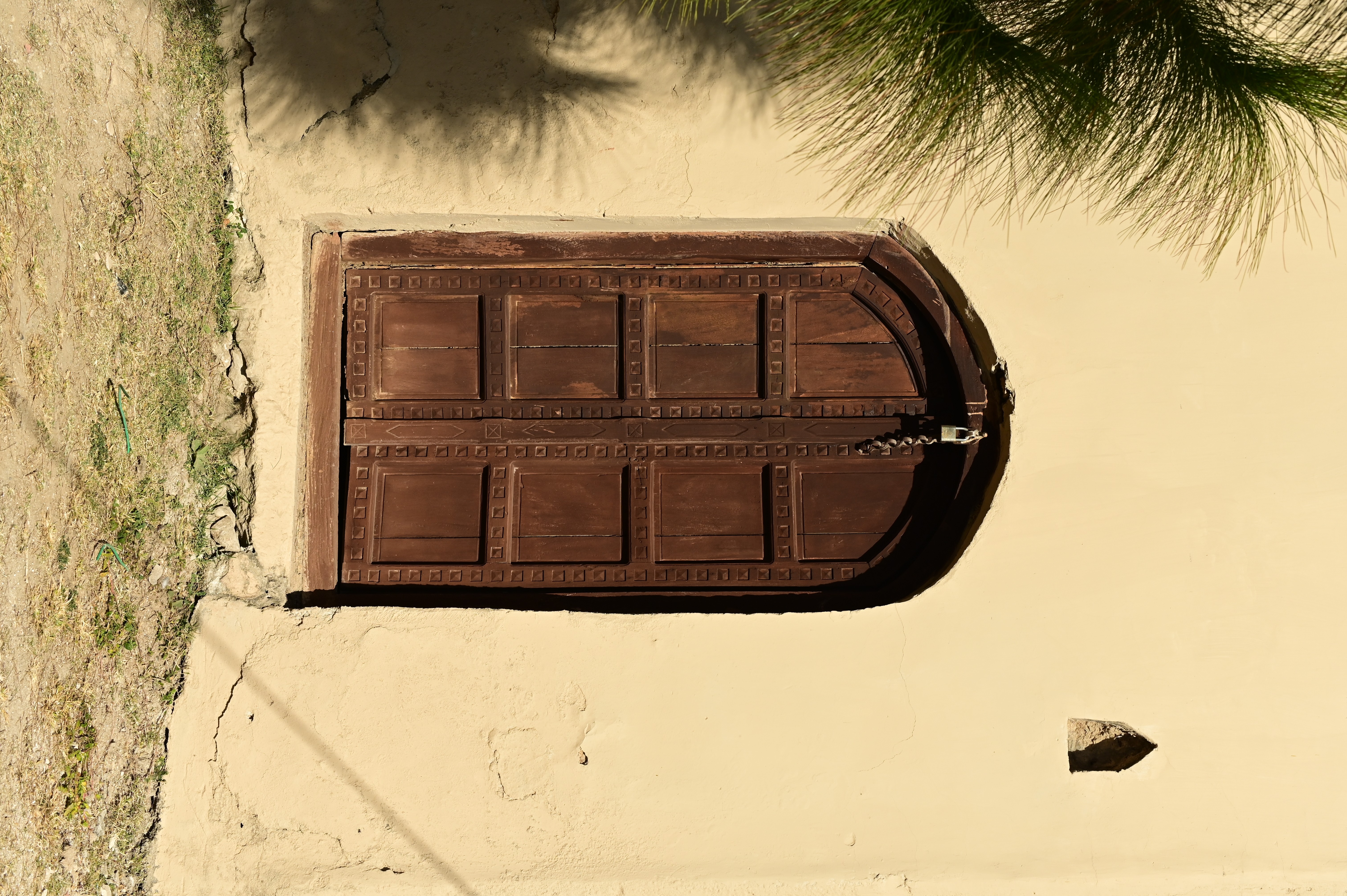 The doorway to Katas Raj Temple