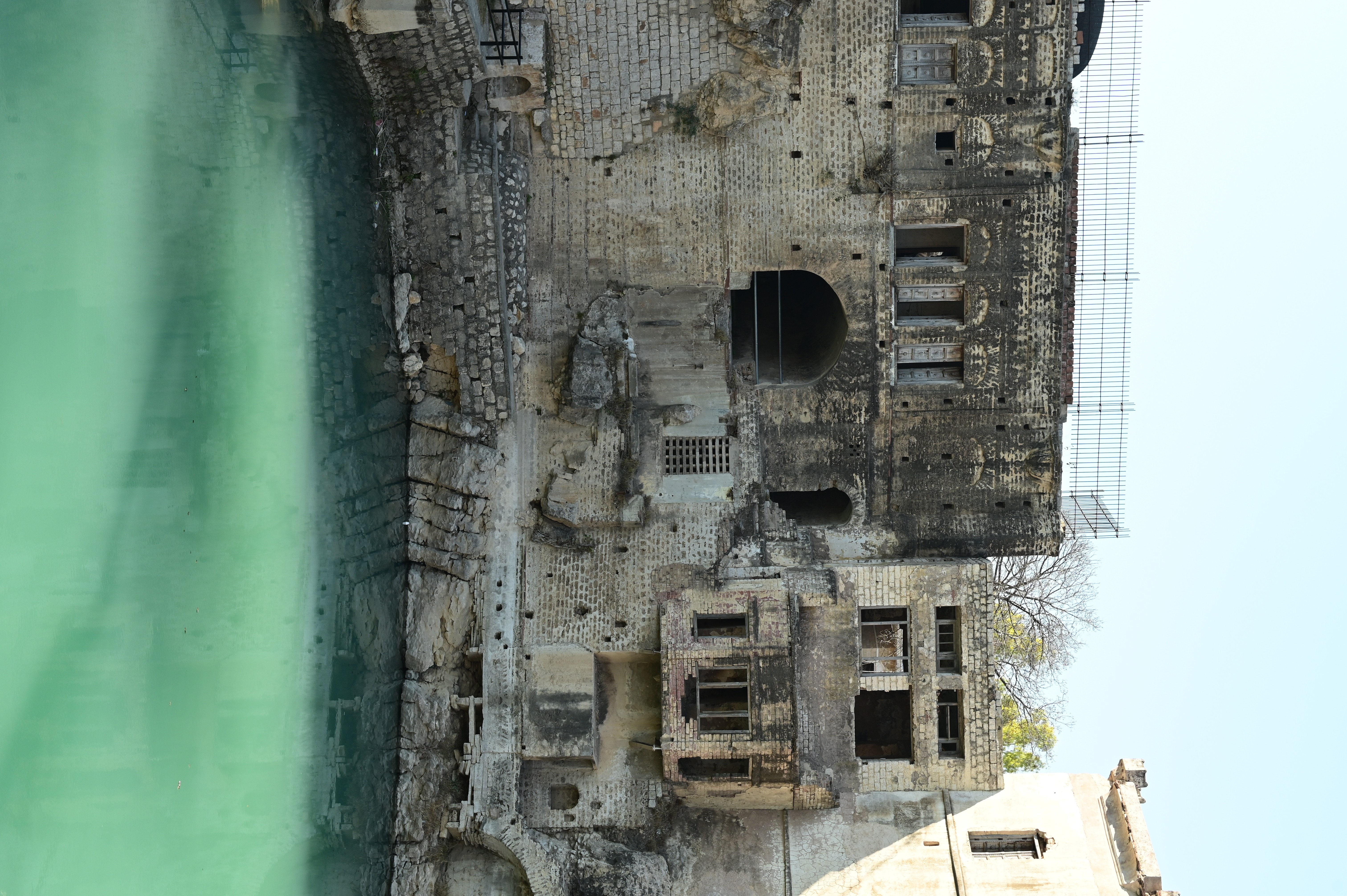 The Katas Raj Temples being reflected in the water pond, a place of cultural significance for the Hindu community, and also a part of  national heritage