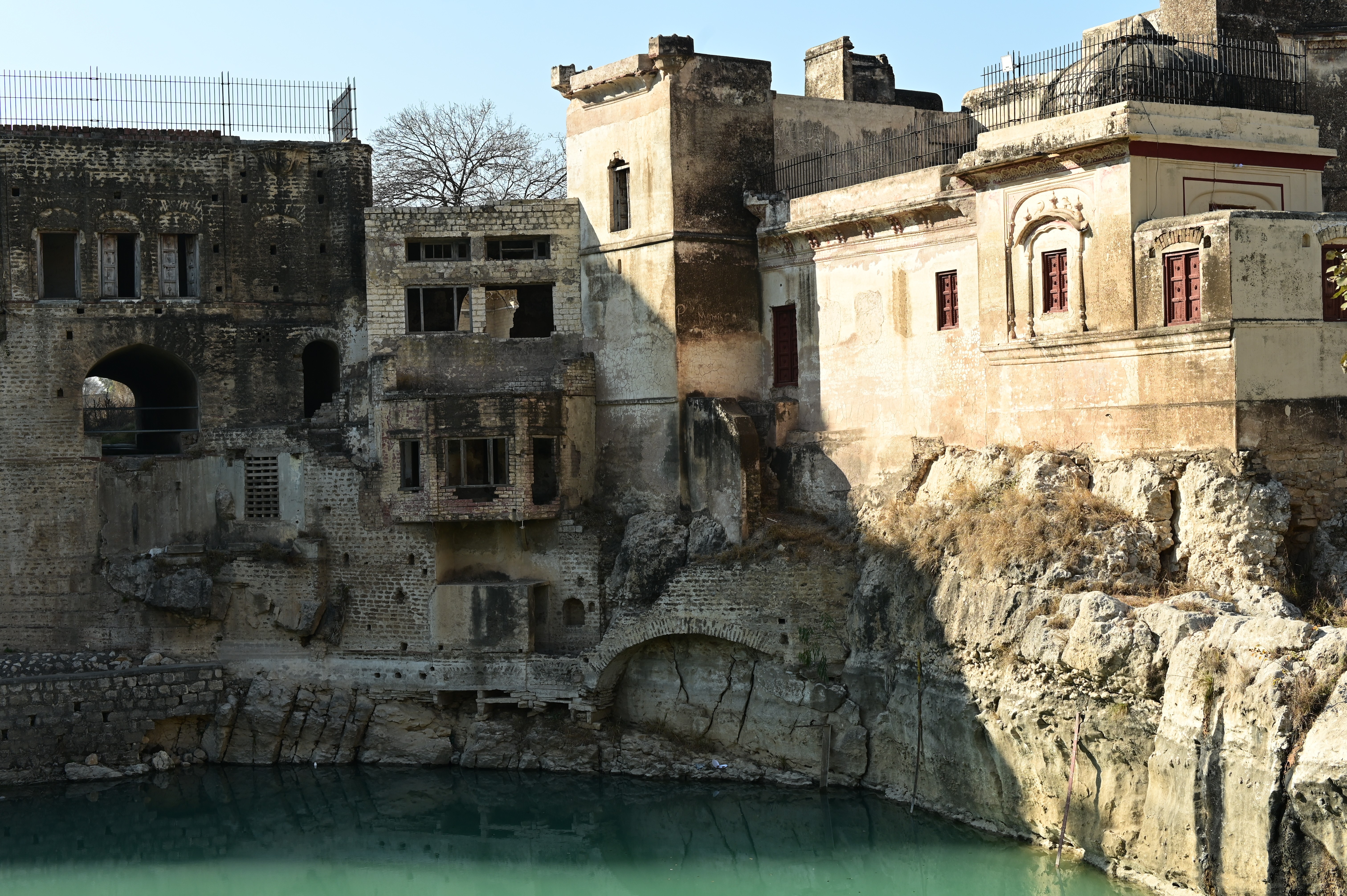 The Shri Katas Raj Temples, also known as Qila Katas, a complex of several Hindu temples connected to one another by walkways.