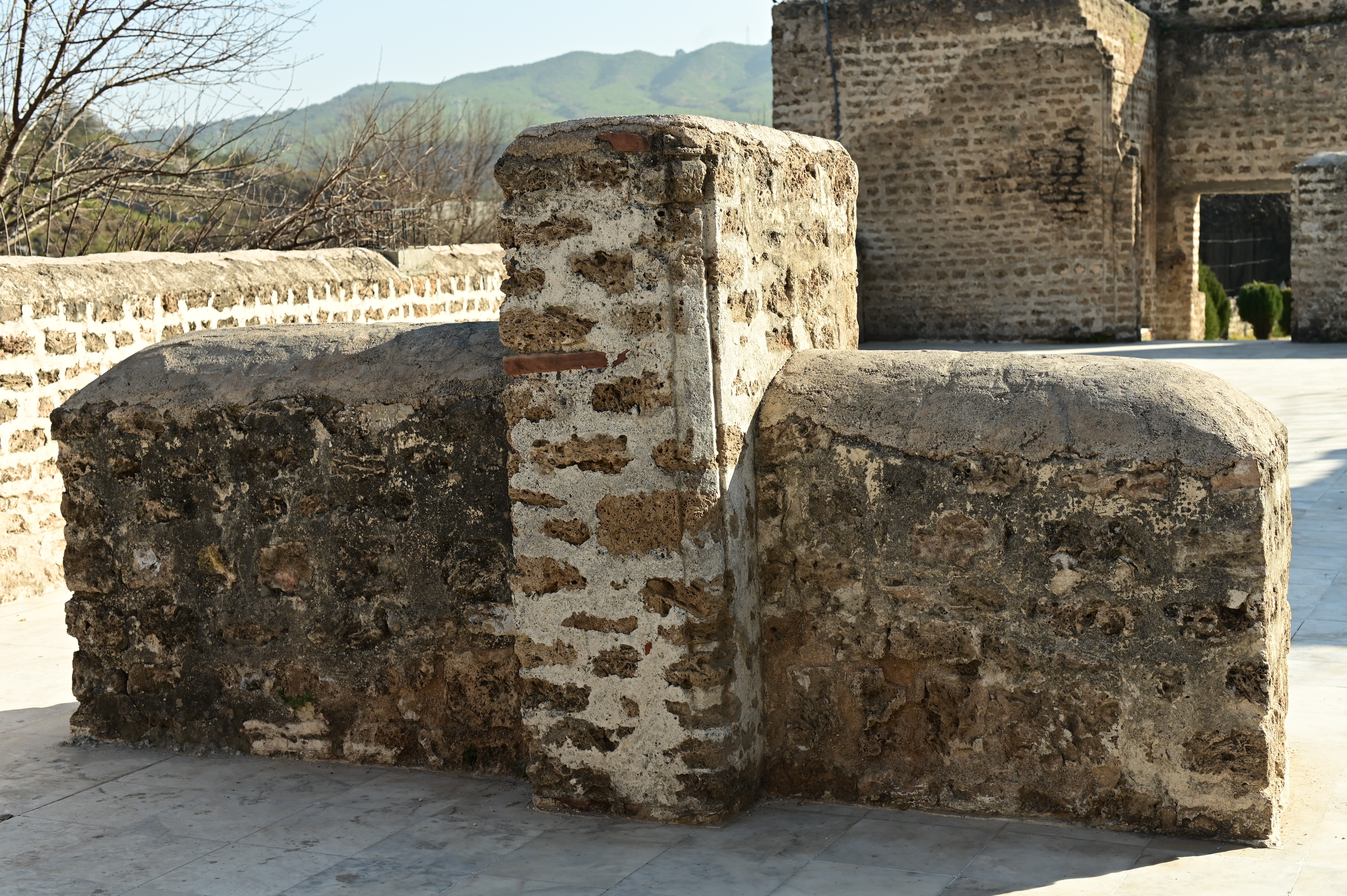 The deteriorated portion of Ancient Satgarha Temple