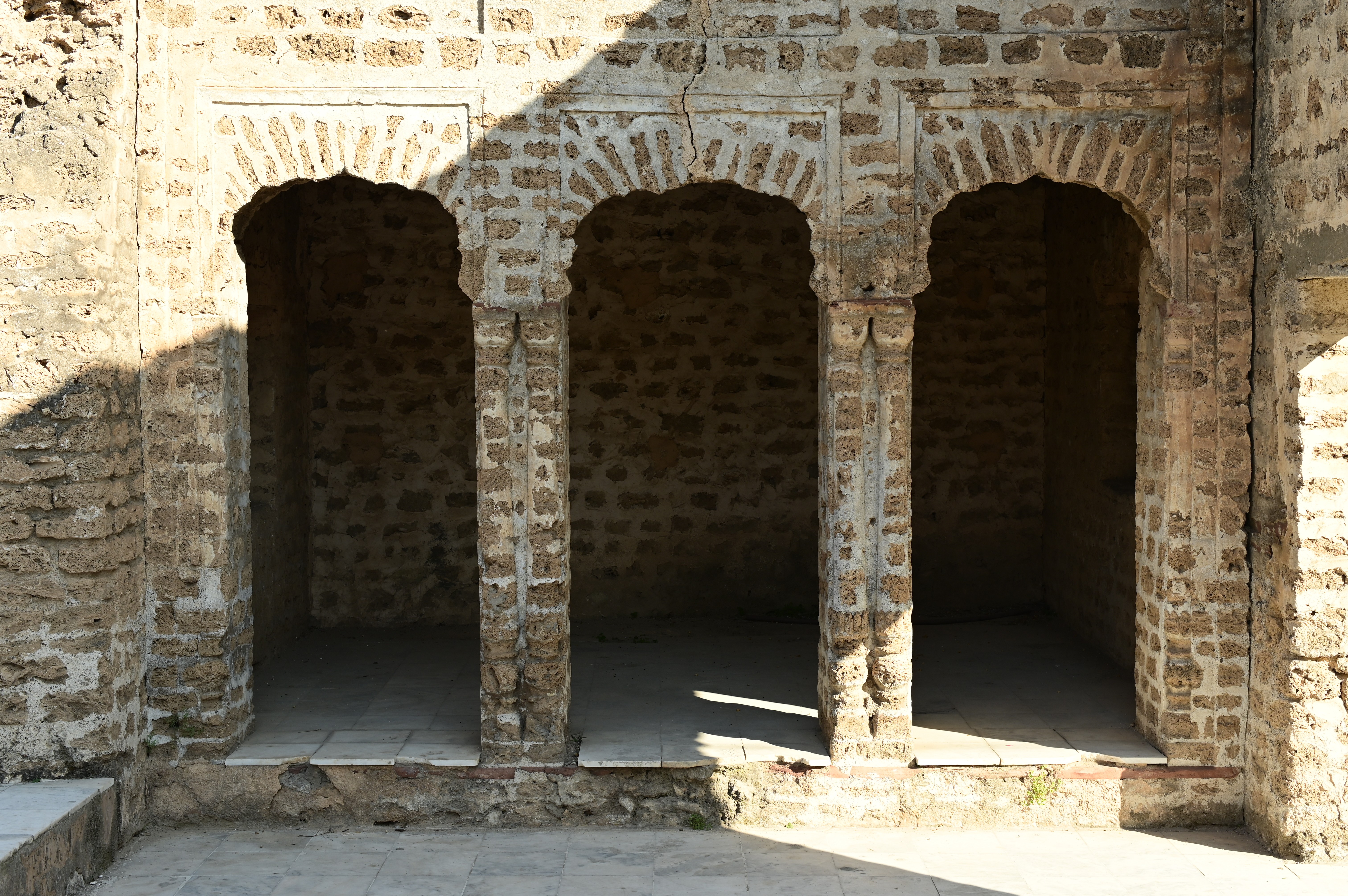 The deteriorated portion of Ancient Satgarha Temple