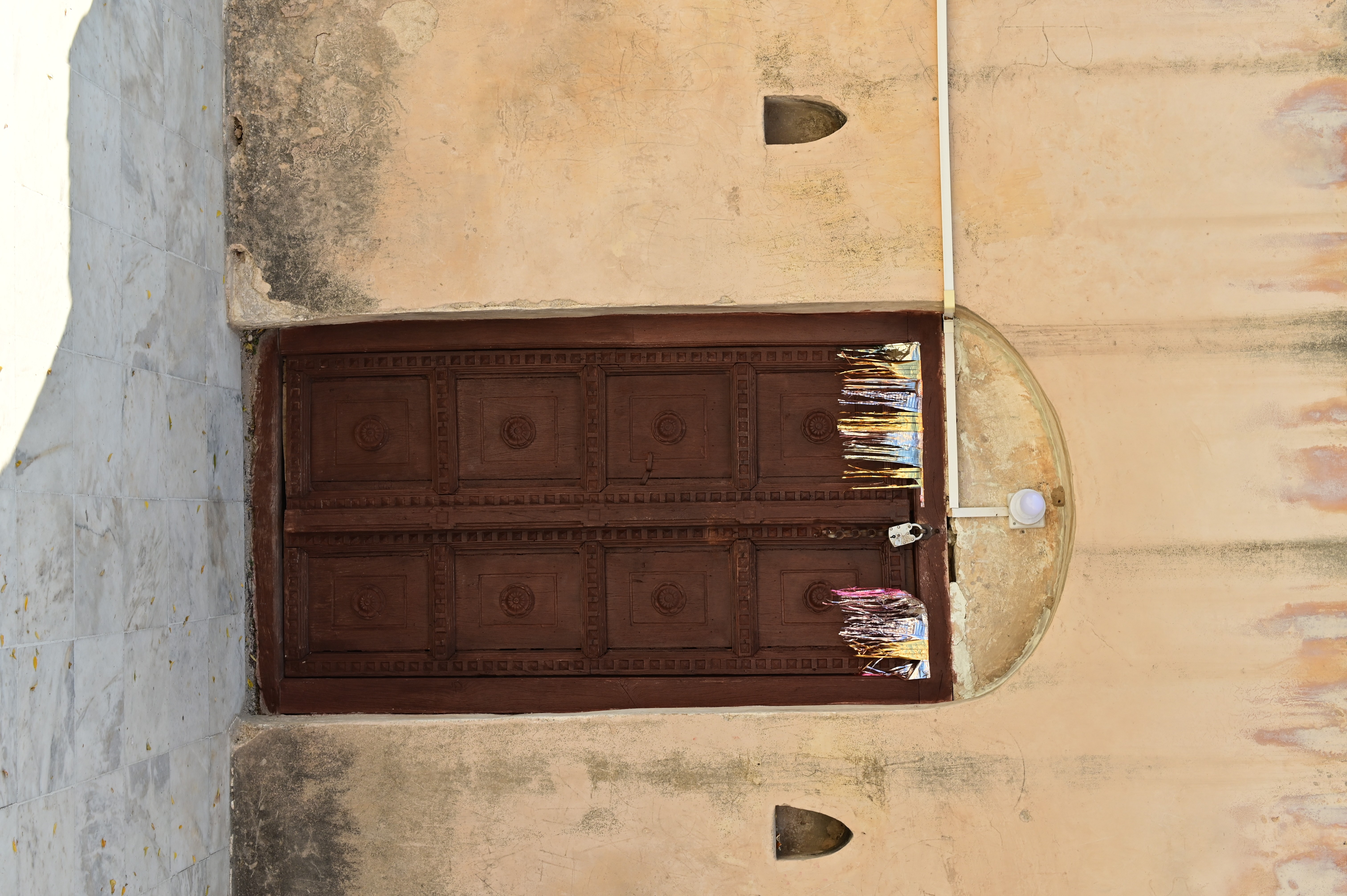 A doorway connecting one temple to another at Katas Raj Temple