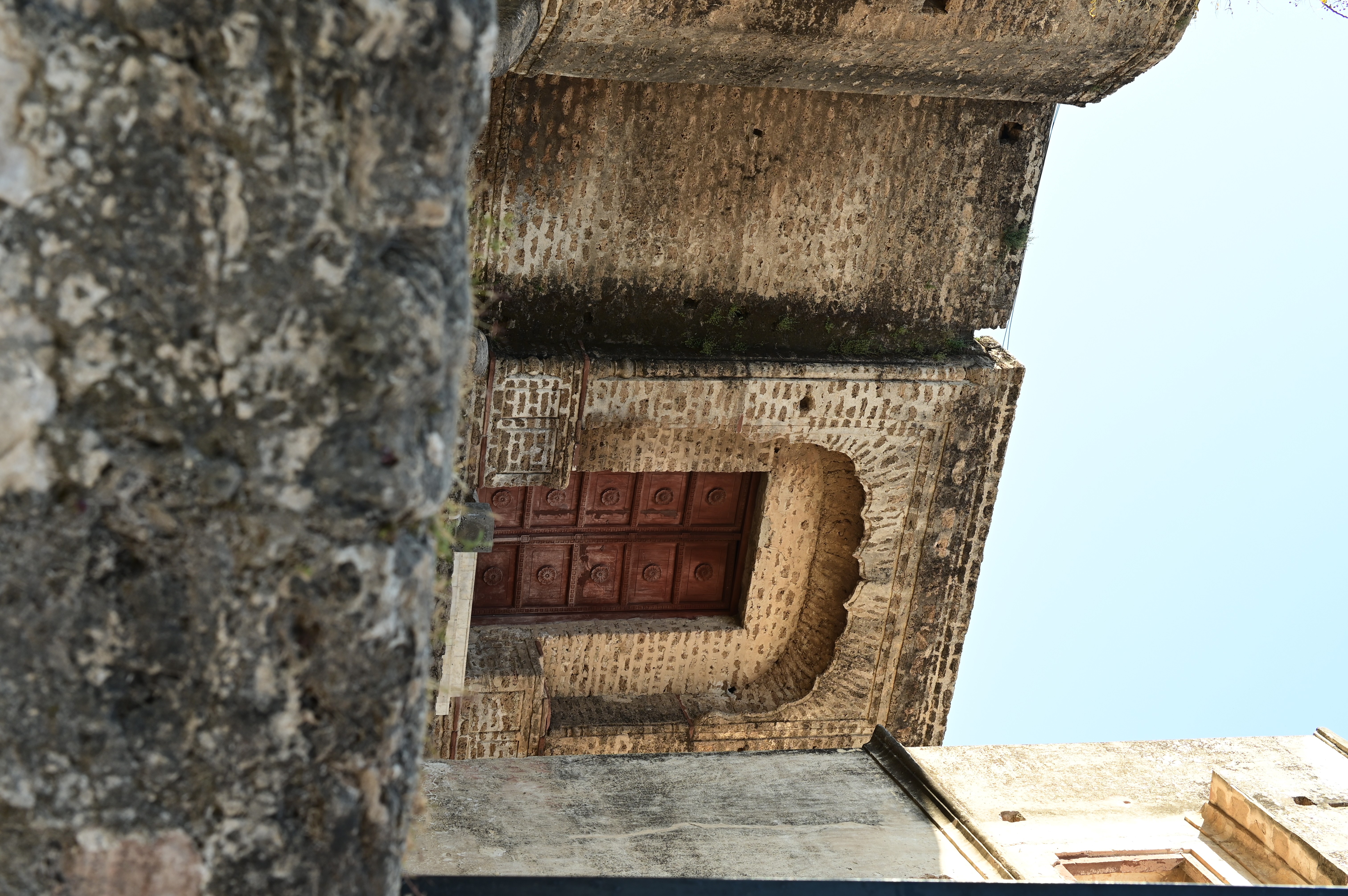 A doorway connecting one temple to another at Katas Raj Temple