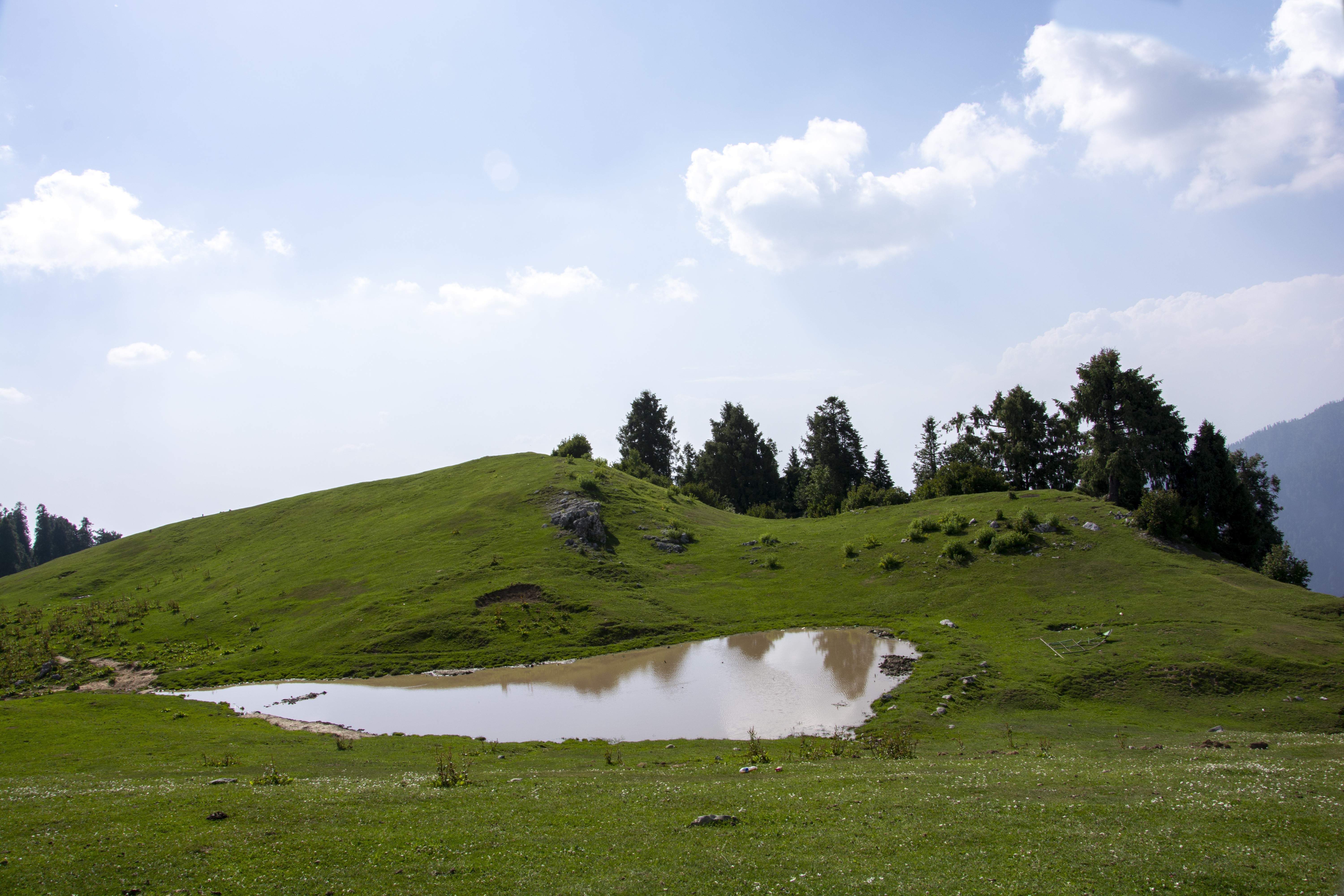 The beautiful view of greenary in Ayubia