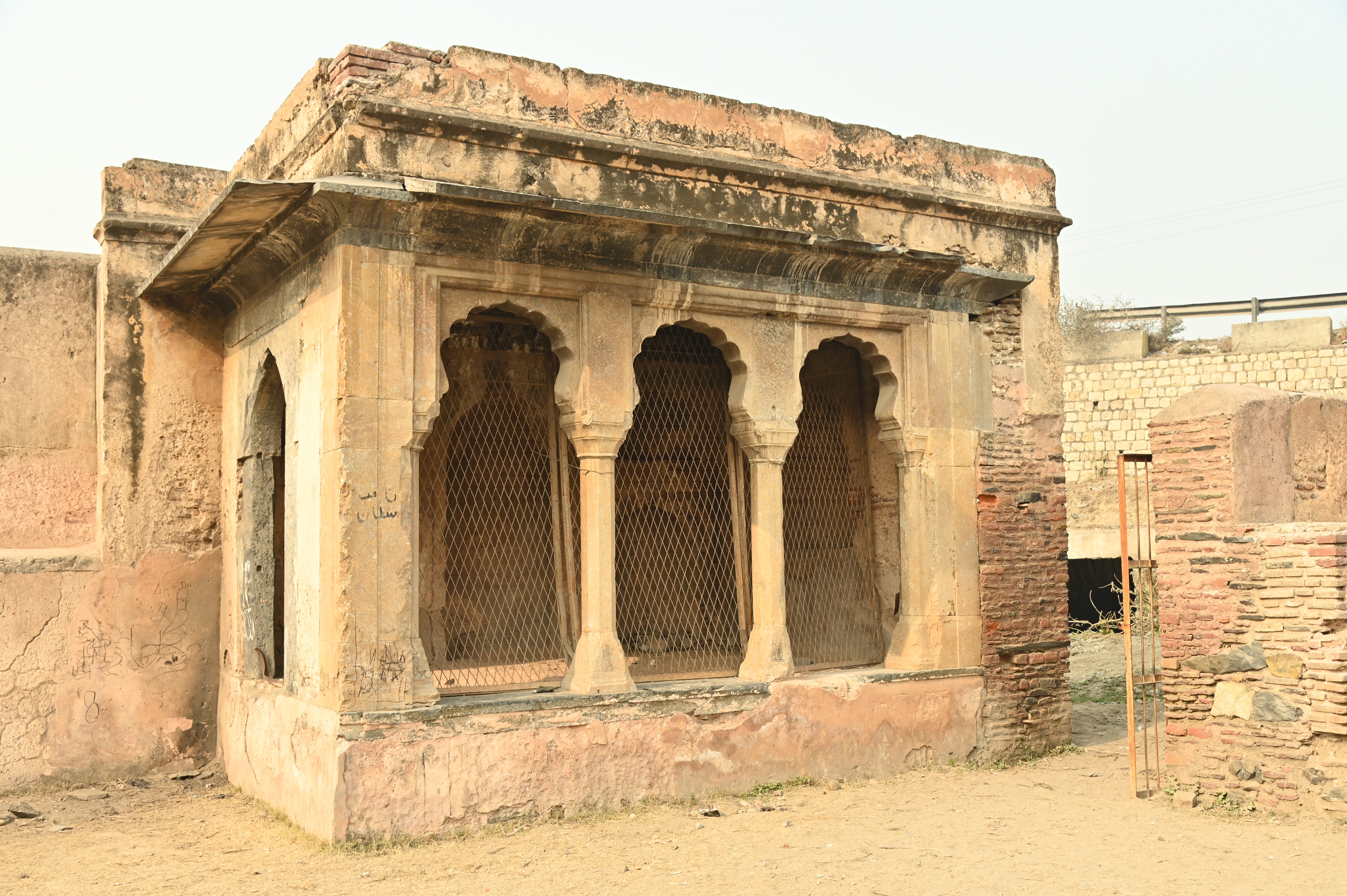 The ancient archaeological site Behram ki Baradari