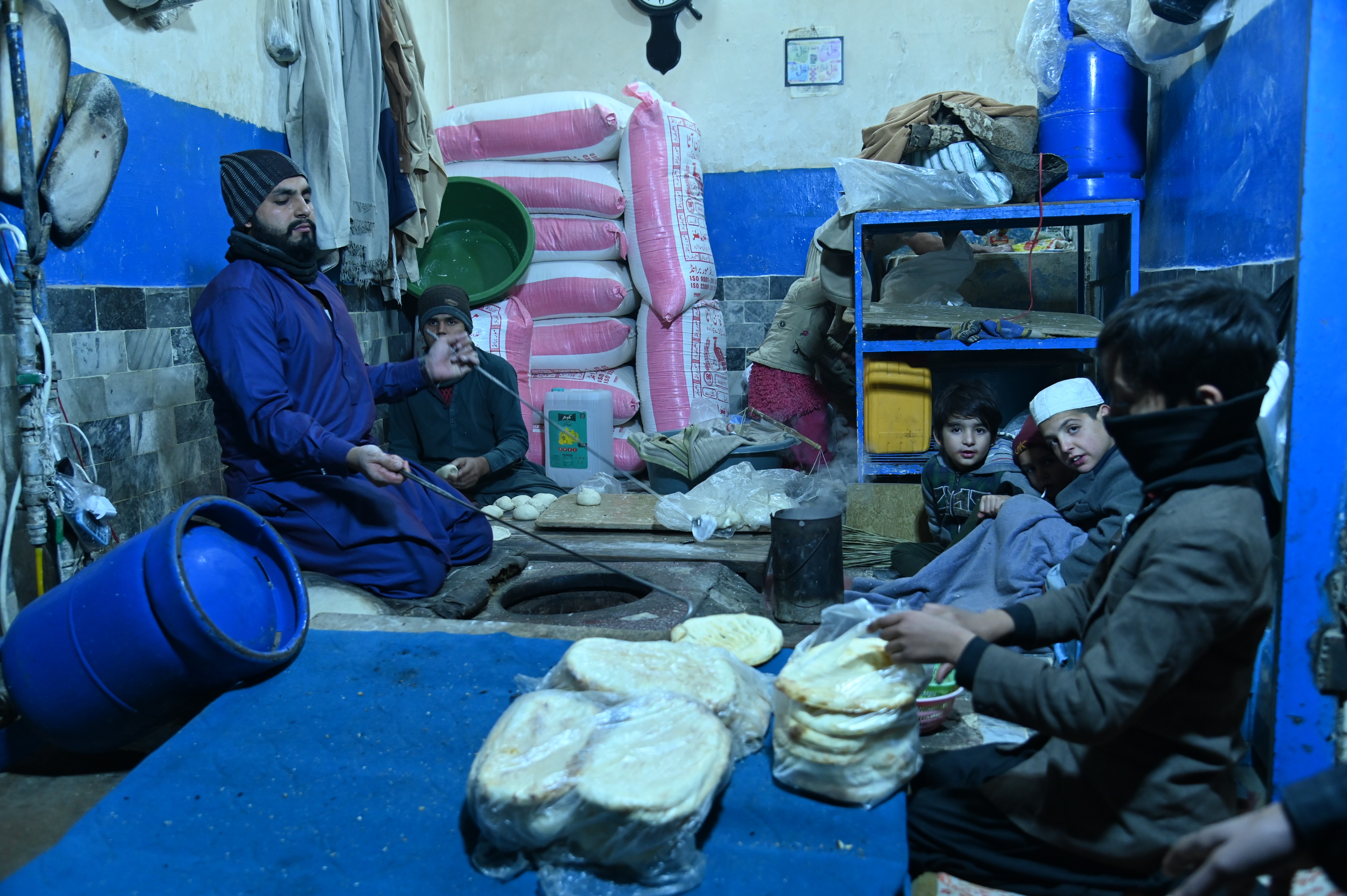 A Naan Shop, Naan is a leavened, oven-baked or tawa-fried flatbread