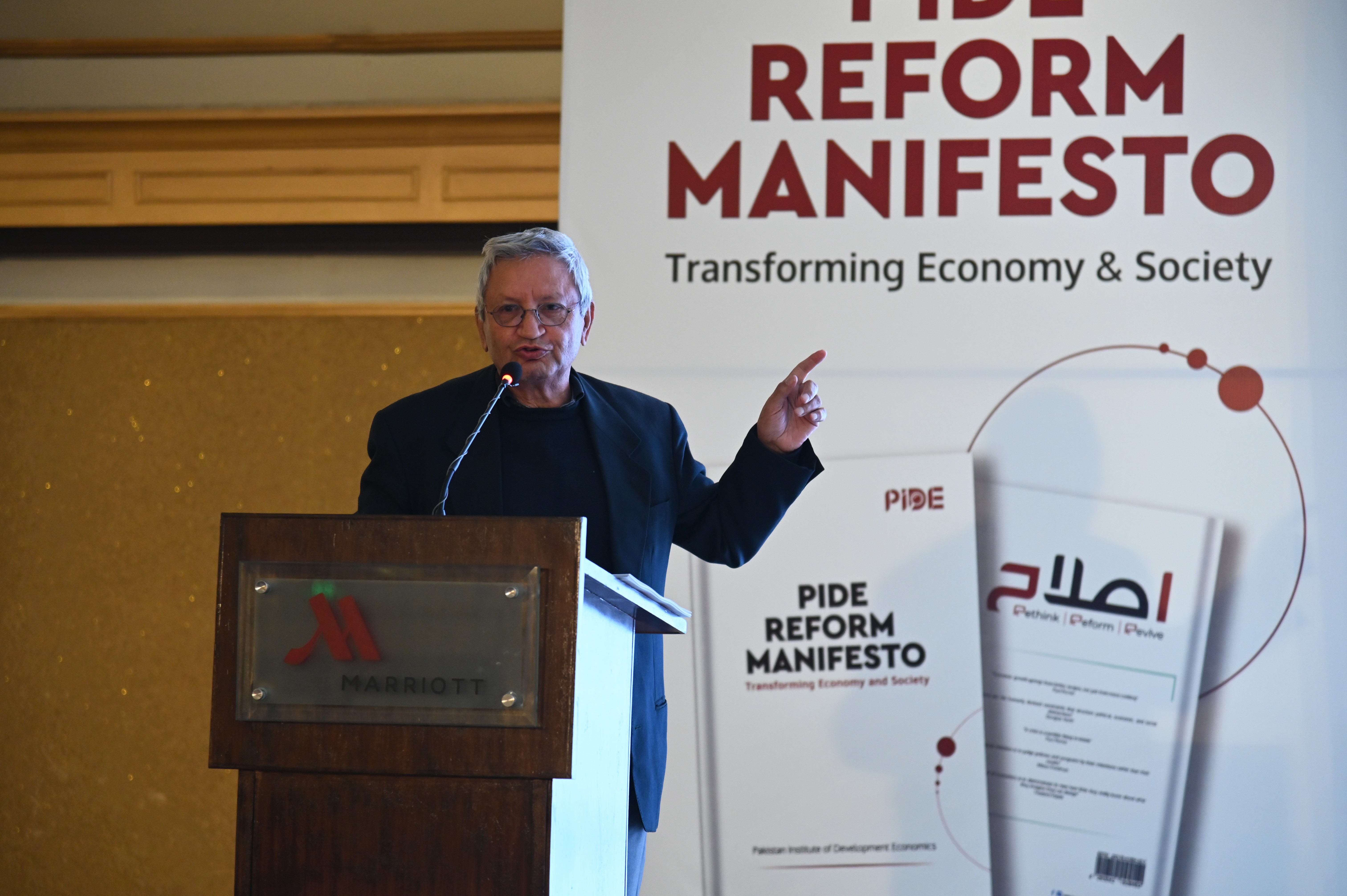 An economic researcher expressing his view on PIDE reform manifesto in transforming the economy and society