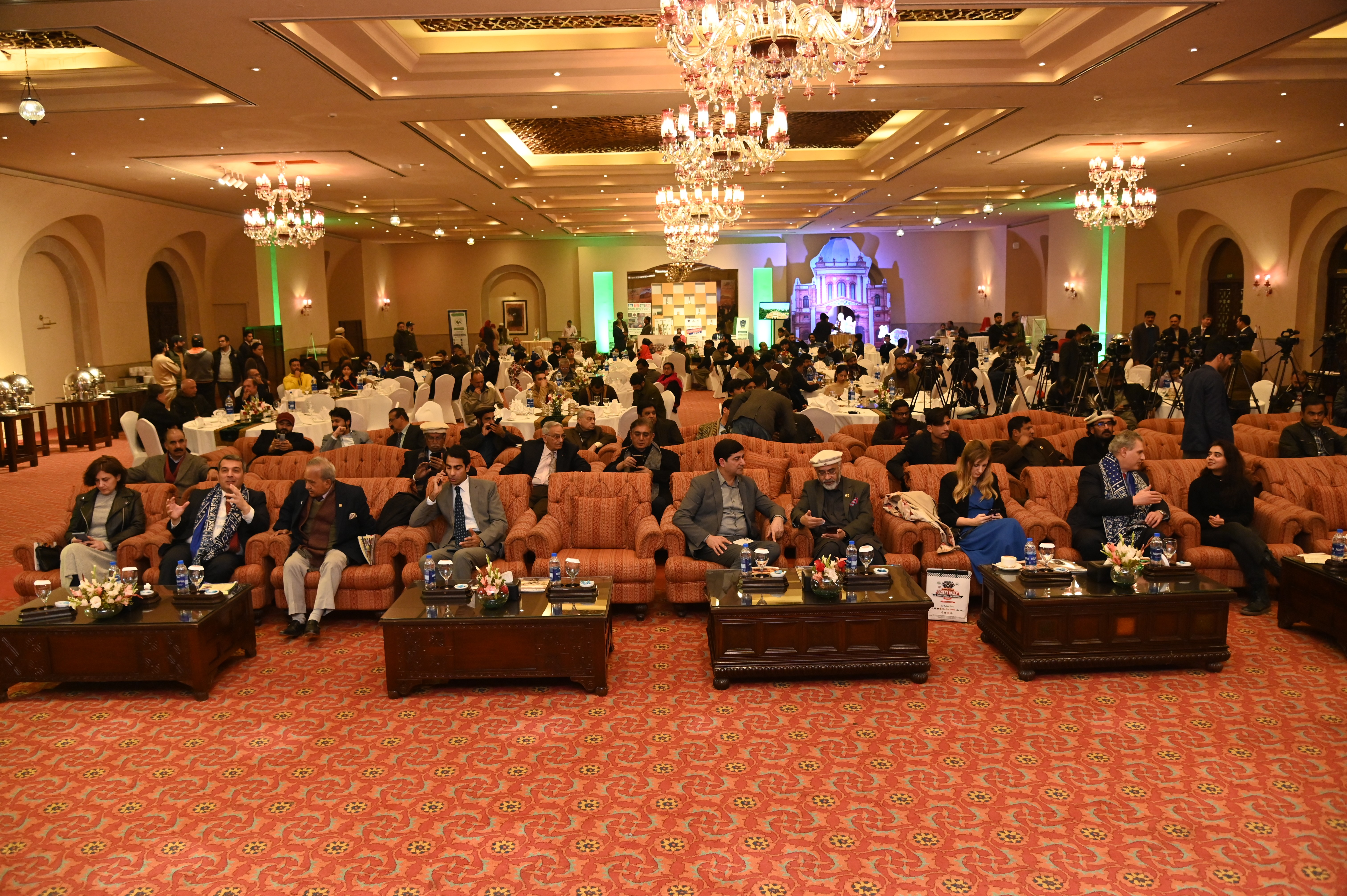 The participants at the event of "The Cholistan Desert Rally & Cultural Festival 2024"