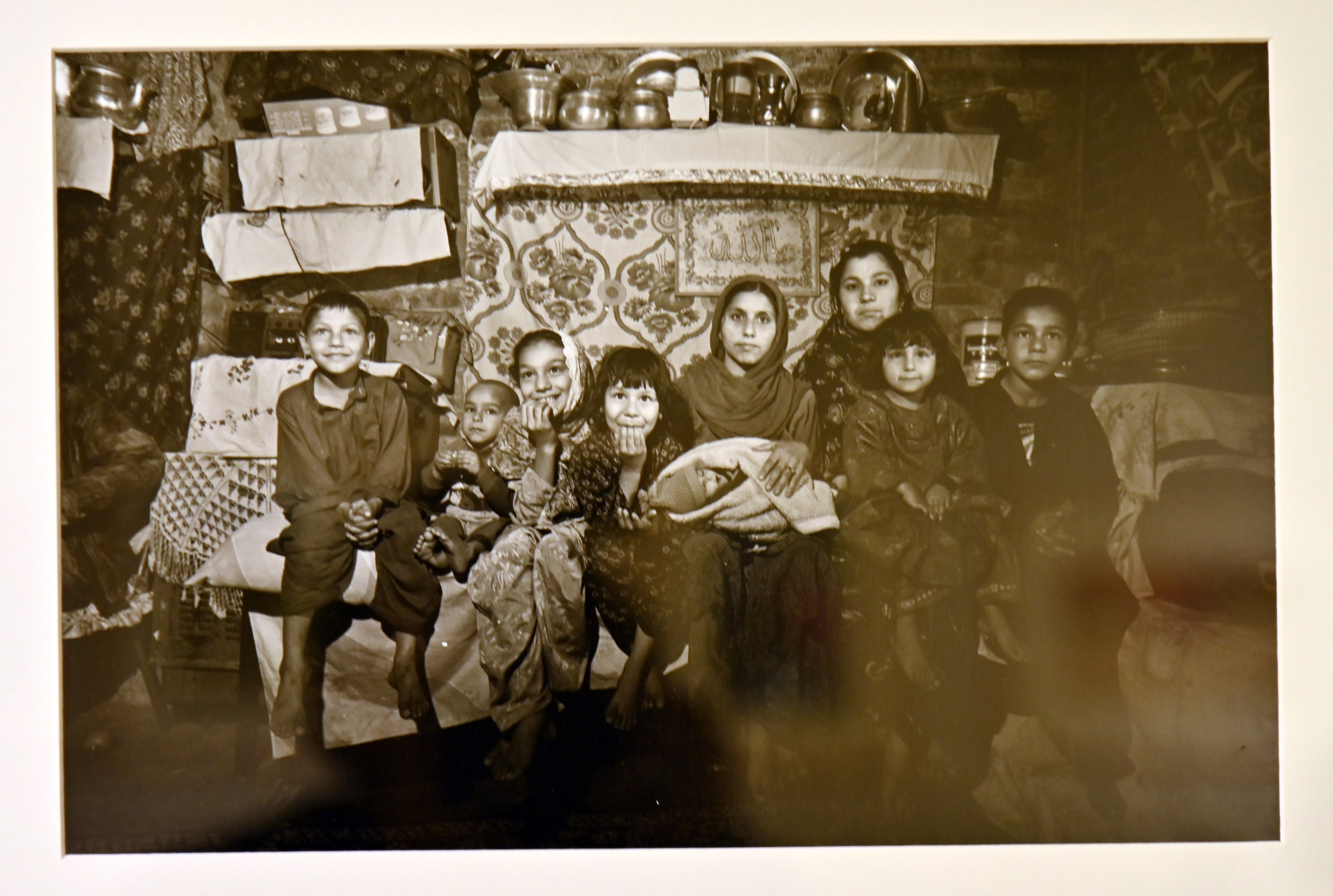 A family photo displayed at PNCA under the theme of Retelling the Story of Pakistani Photographers’ Journey