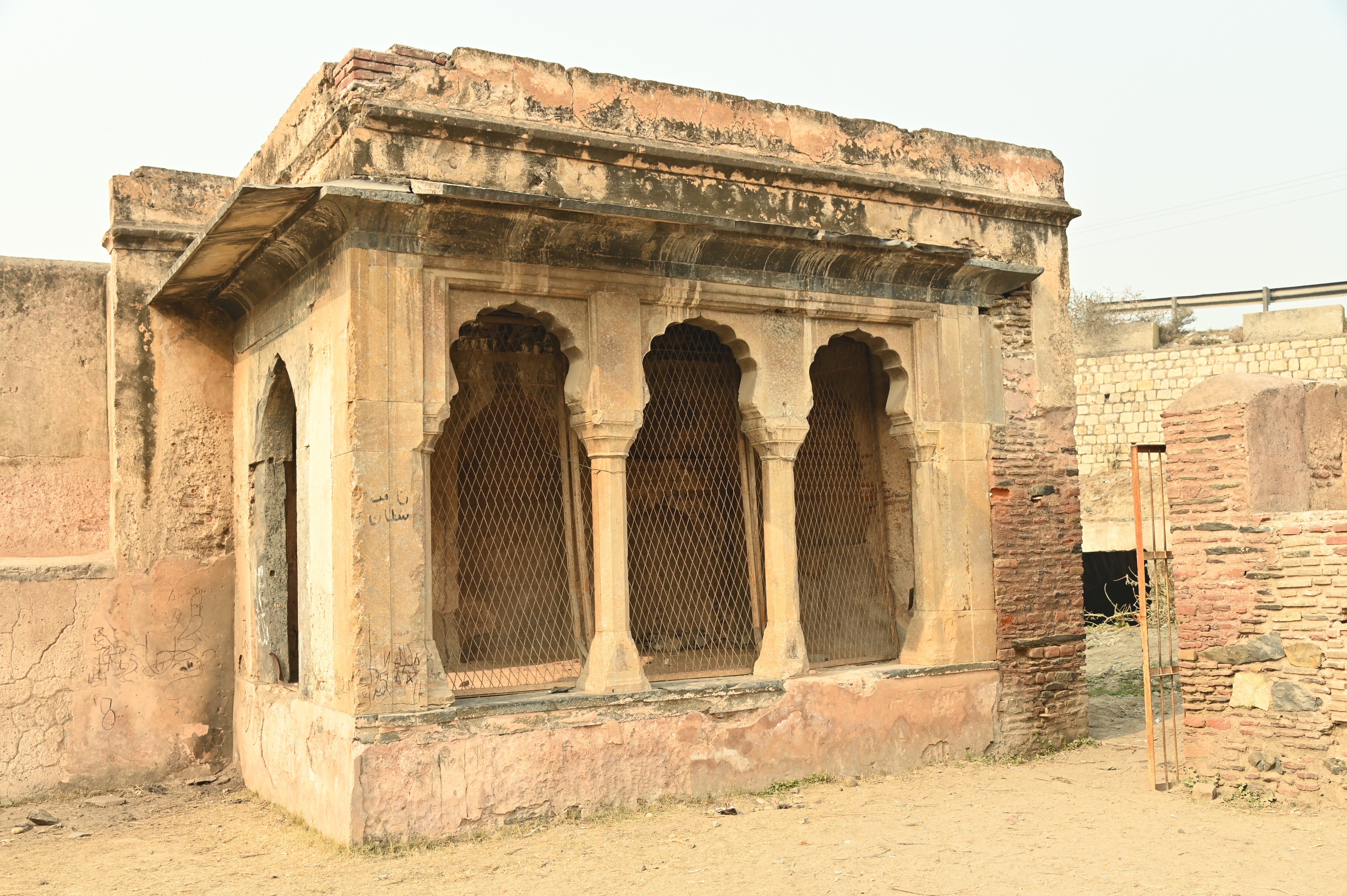 The ancient archaeological site Behram ki Baradari