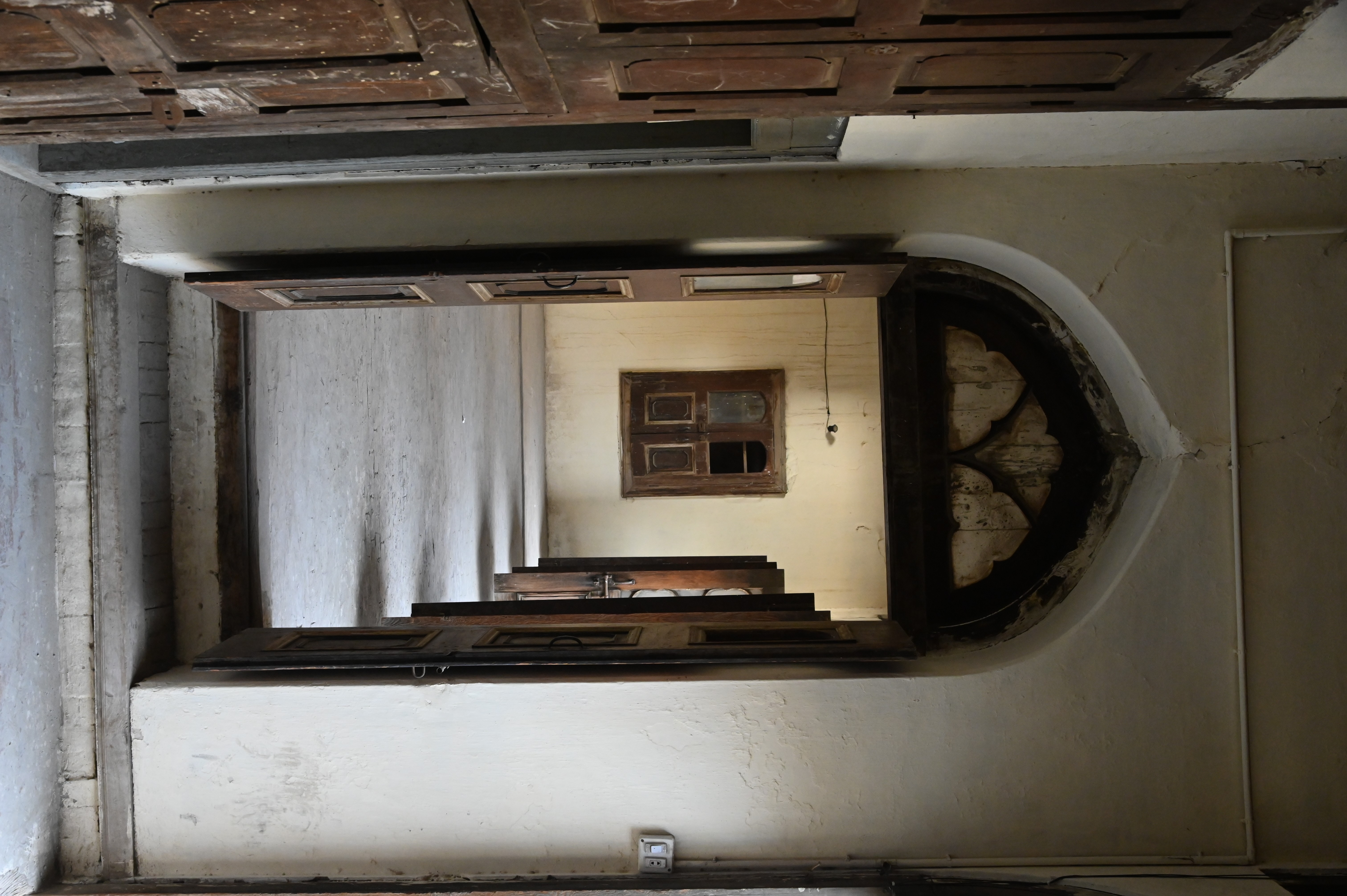 A doorway inside Sethi House