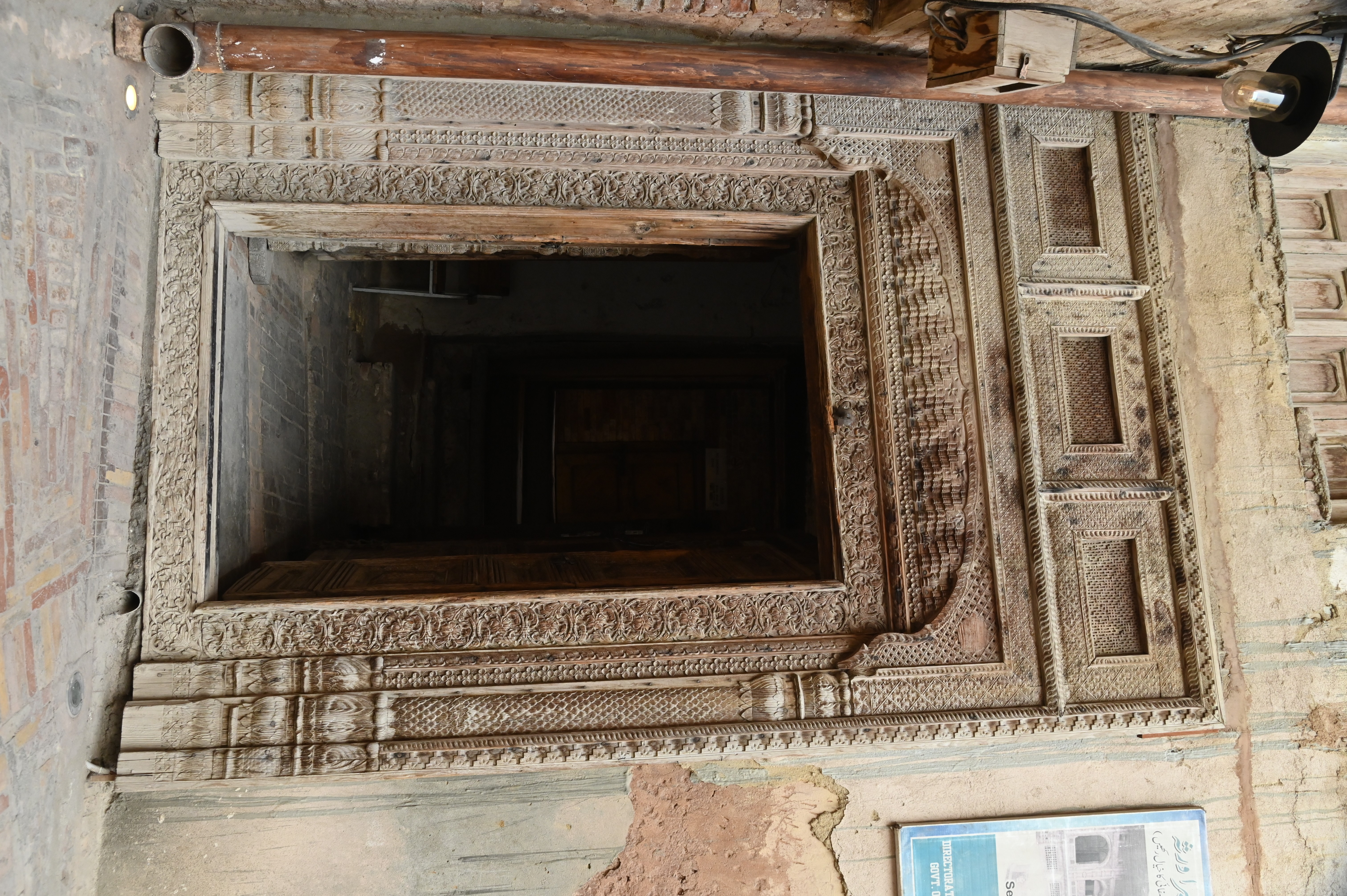 A beautiful wooden door