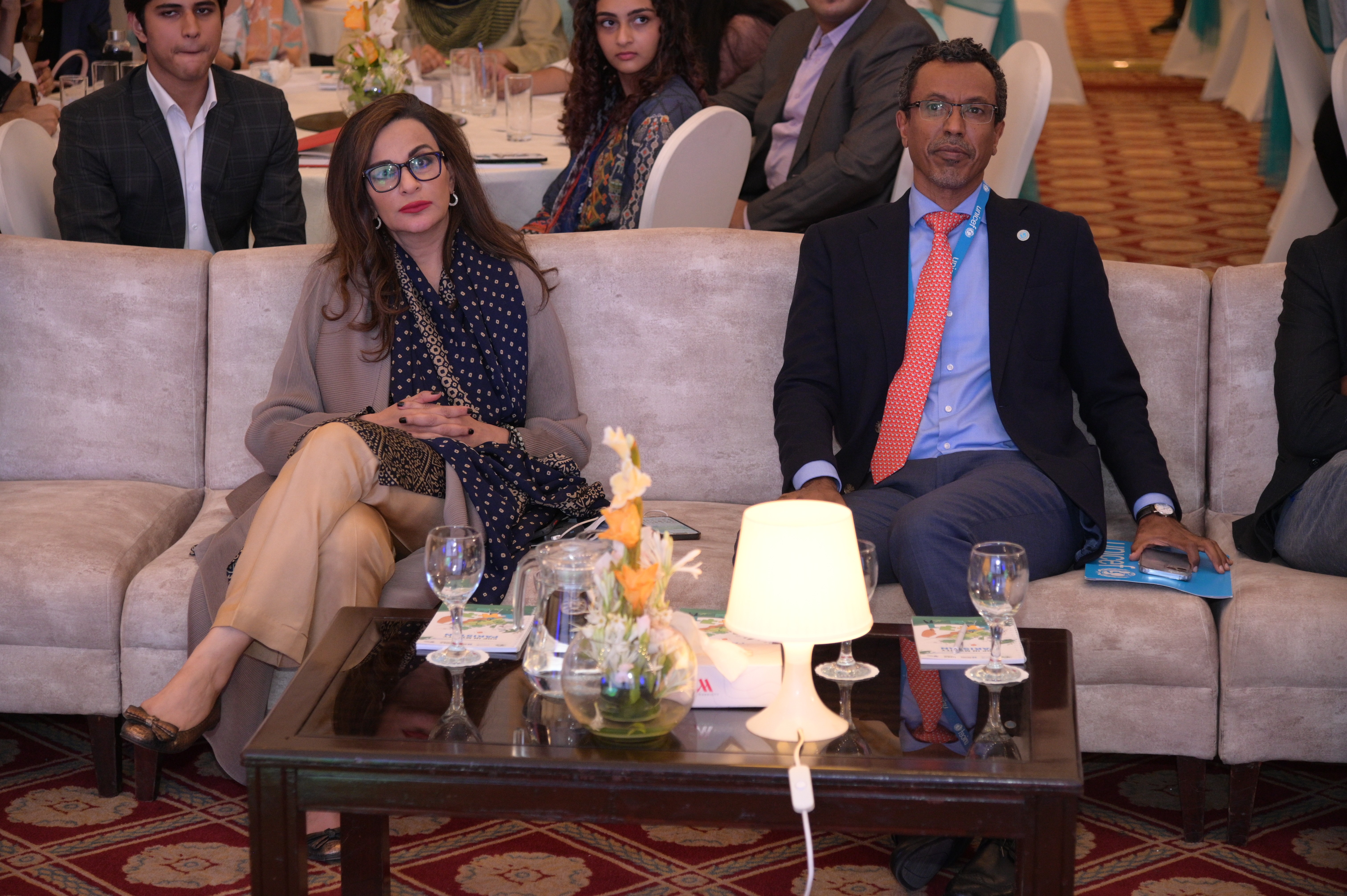 Sherry Rehman, former Federal Minister for the Ministry of Climate Change at the COP conference