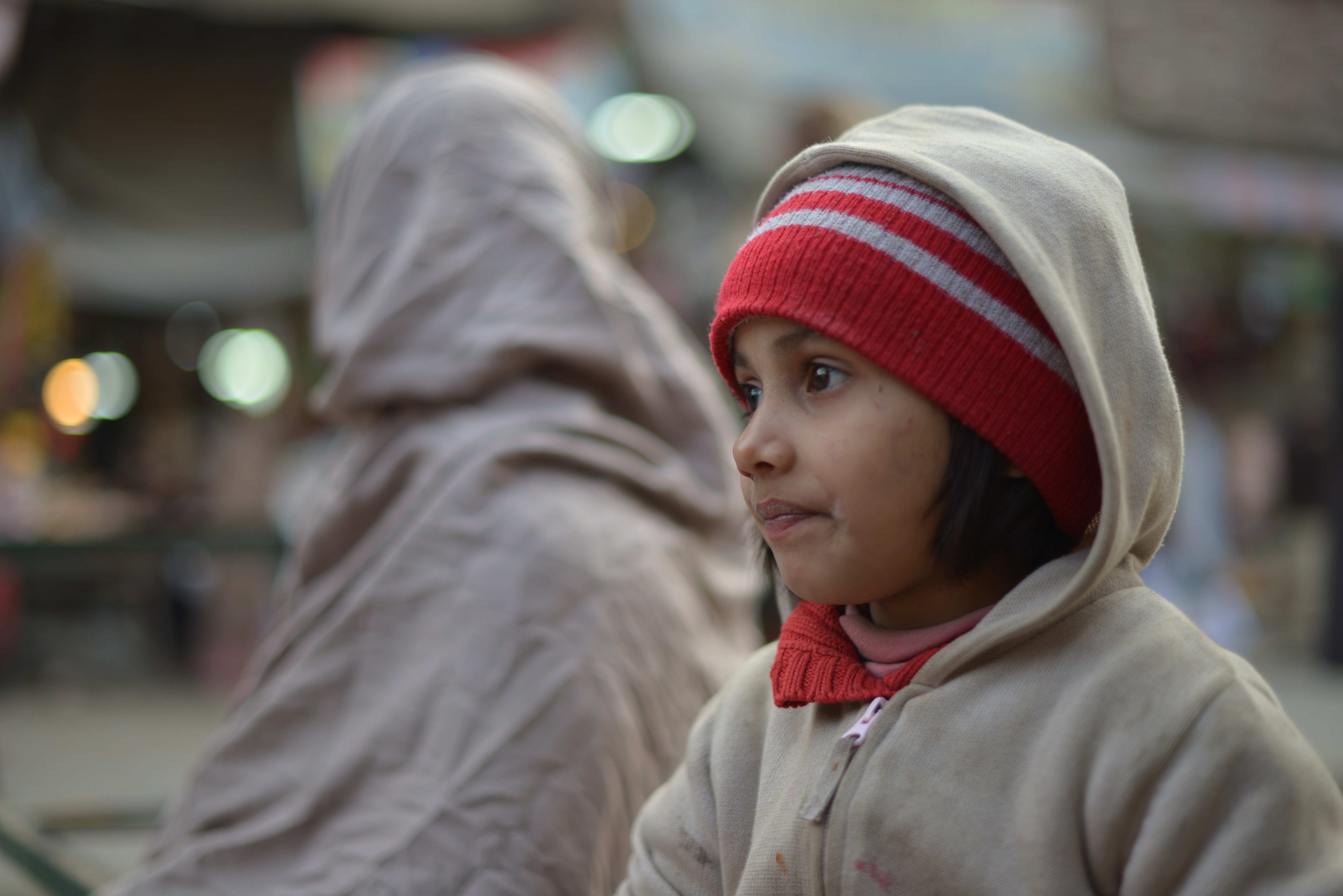 A portrait of a child