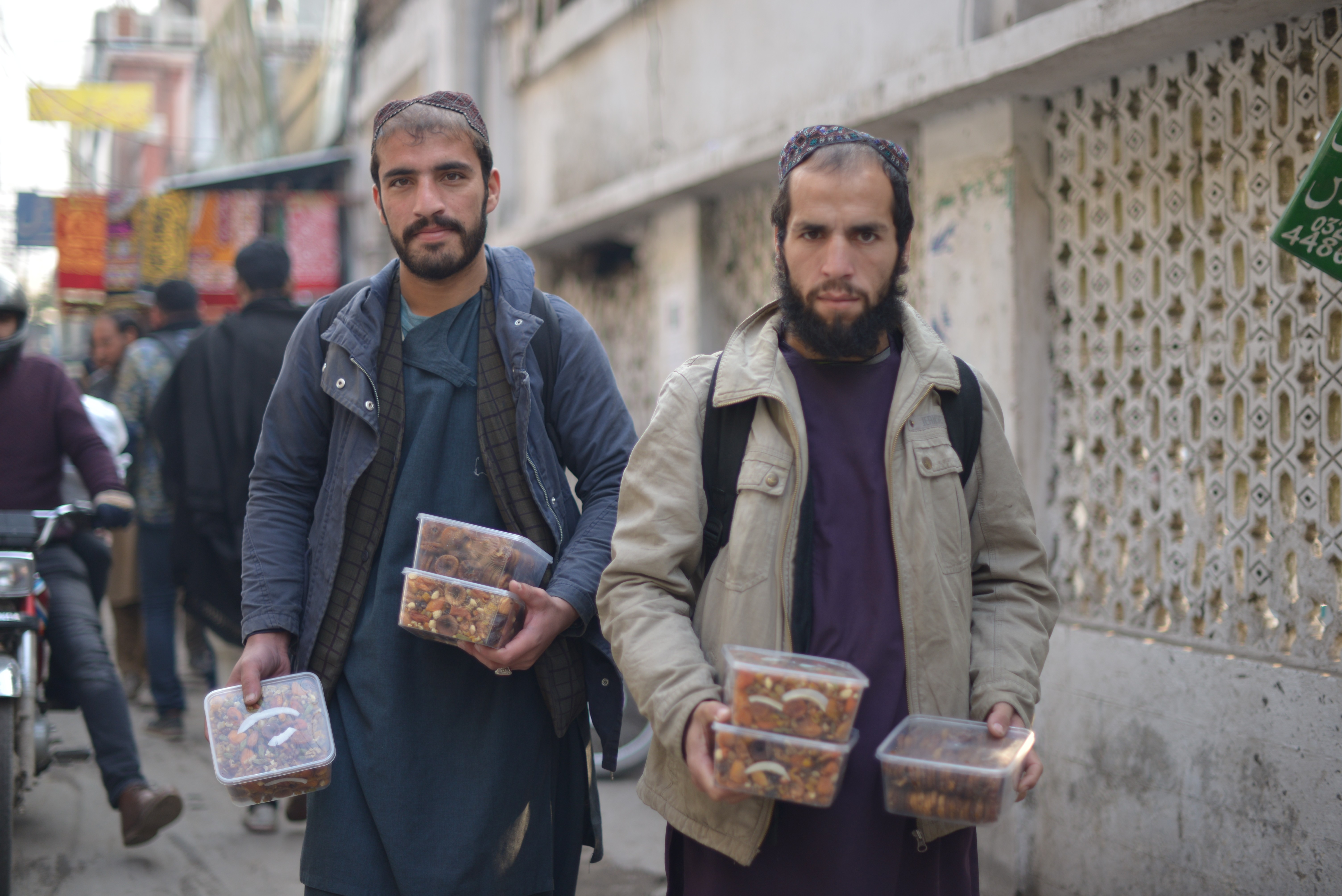 Men selling dryfruits