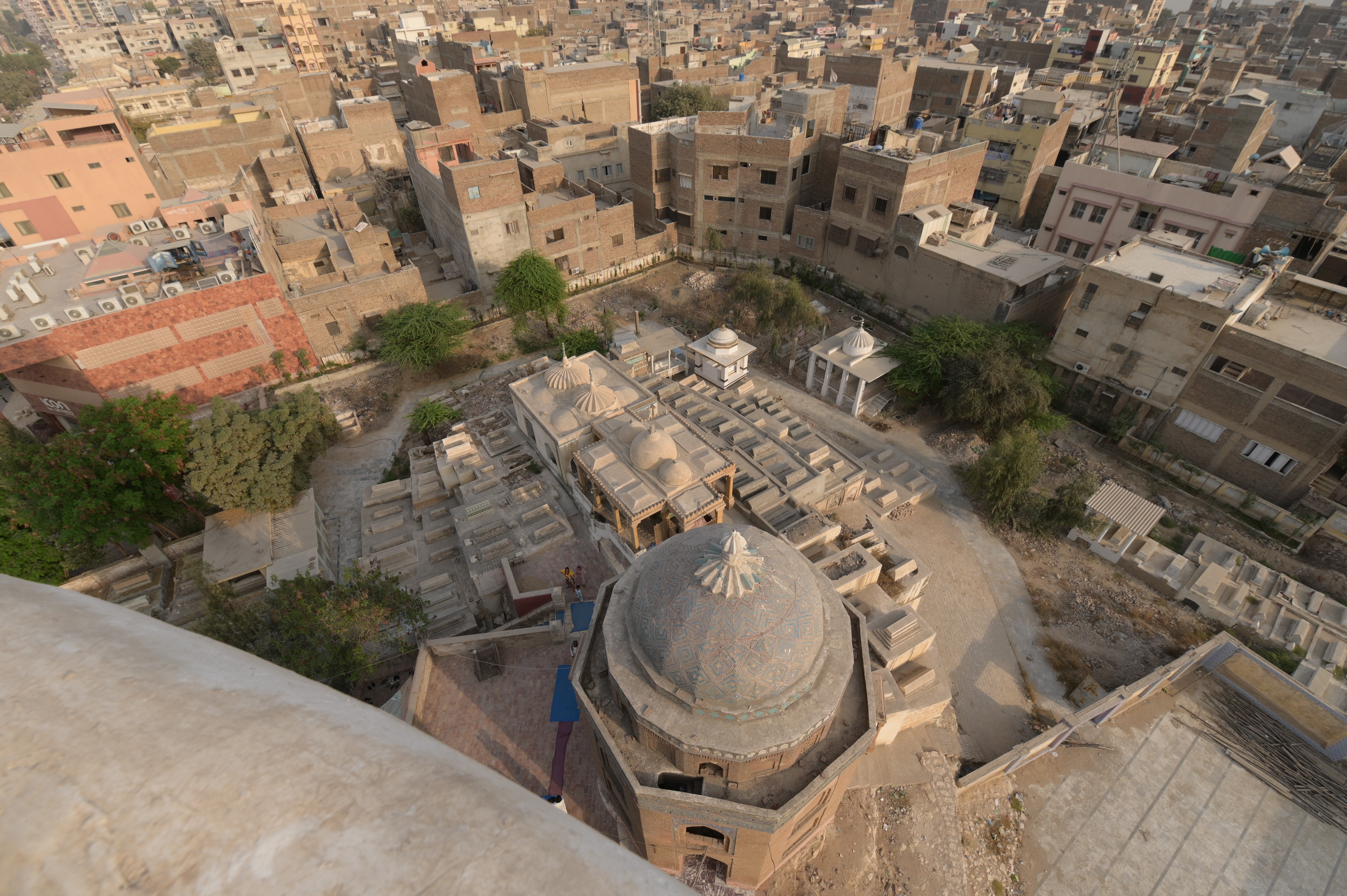 The ariel view of Mazar Hazrat Peer Baba Masoom Shah