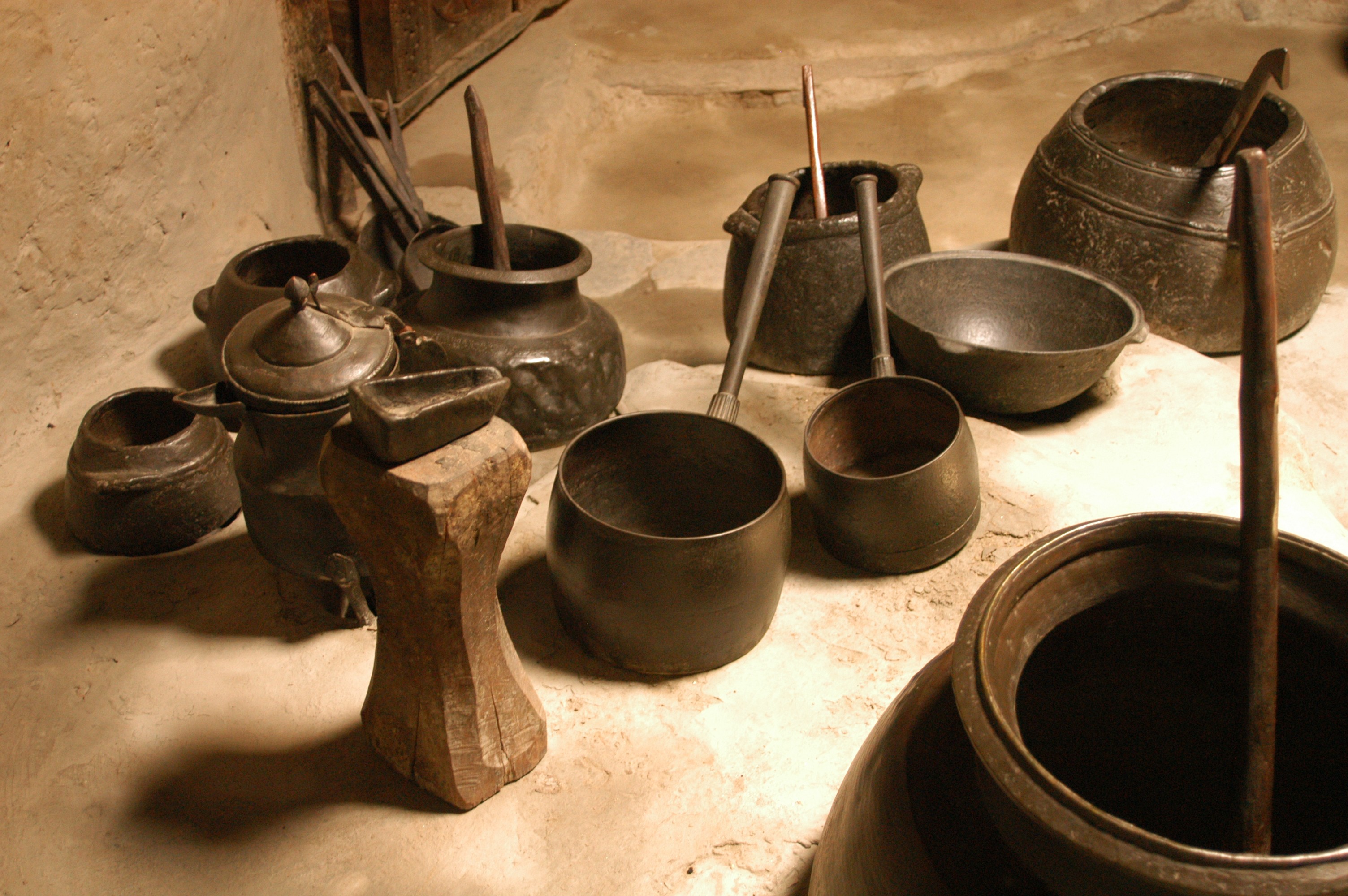 Utensils made of copper