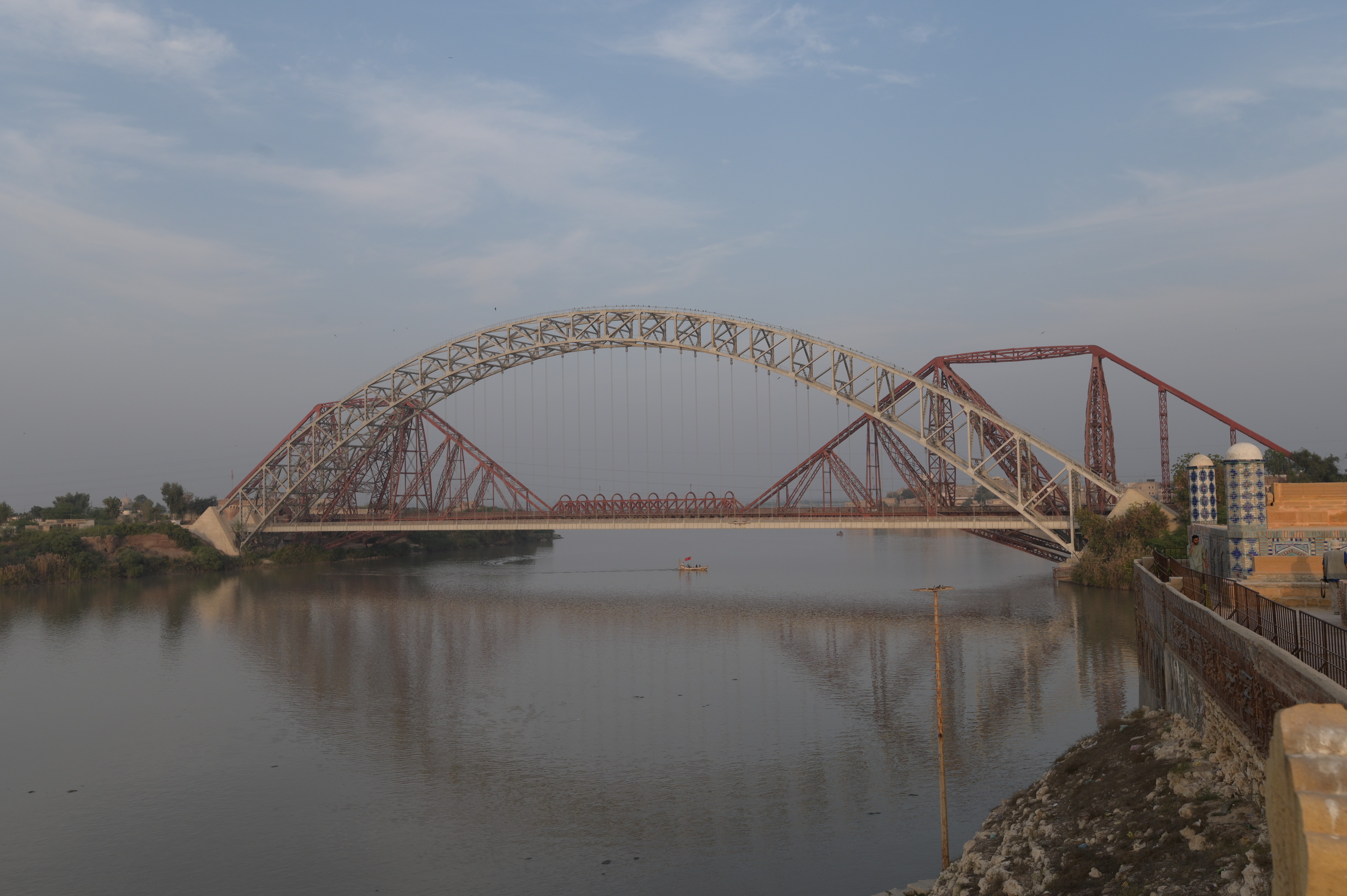 A bridge over the river