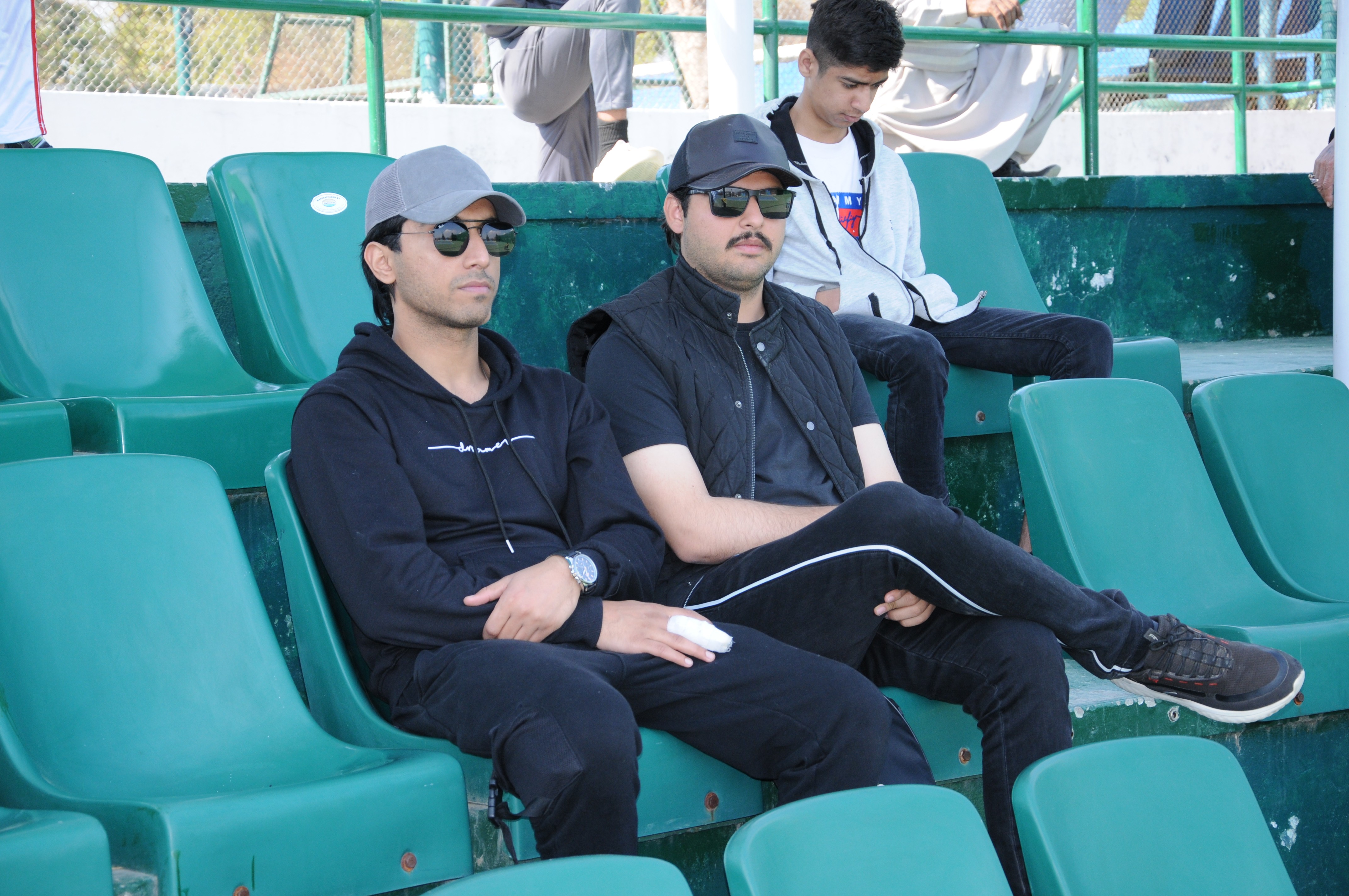 Participants enjoying the game