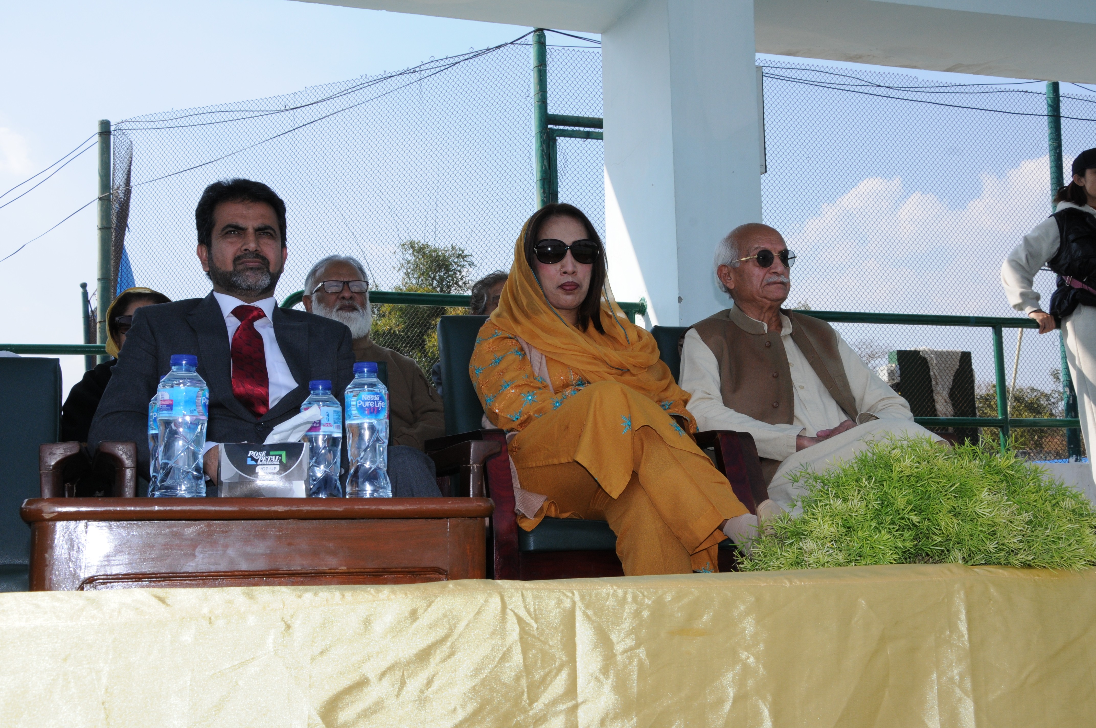 Participants enjoying the game