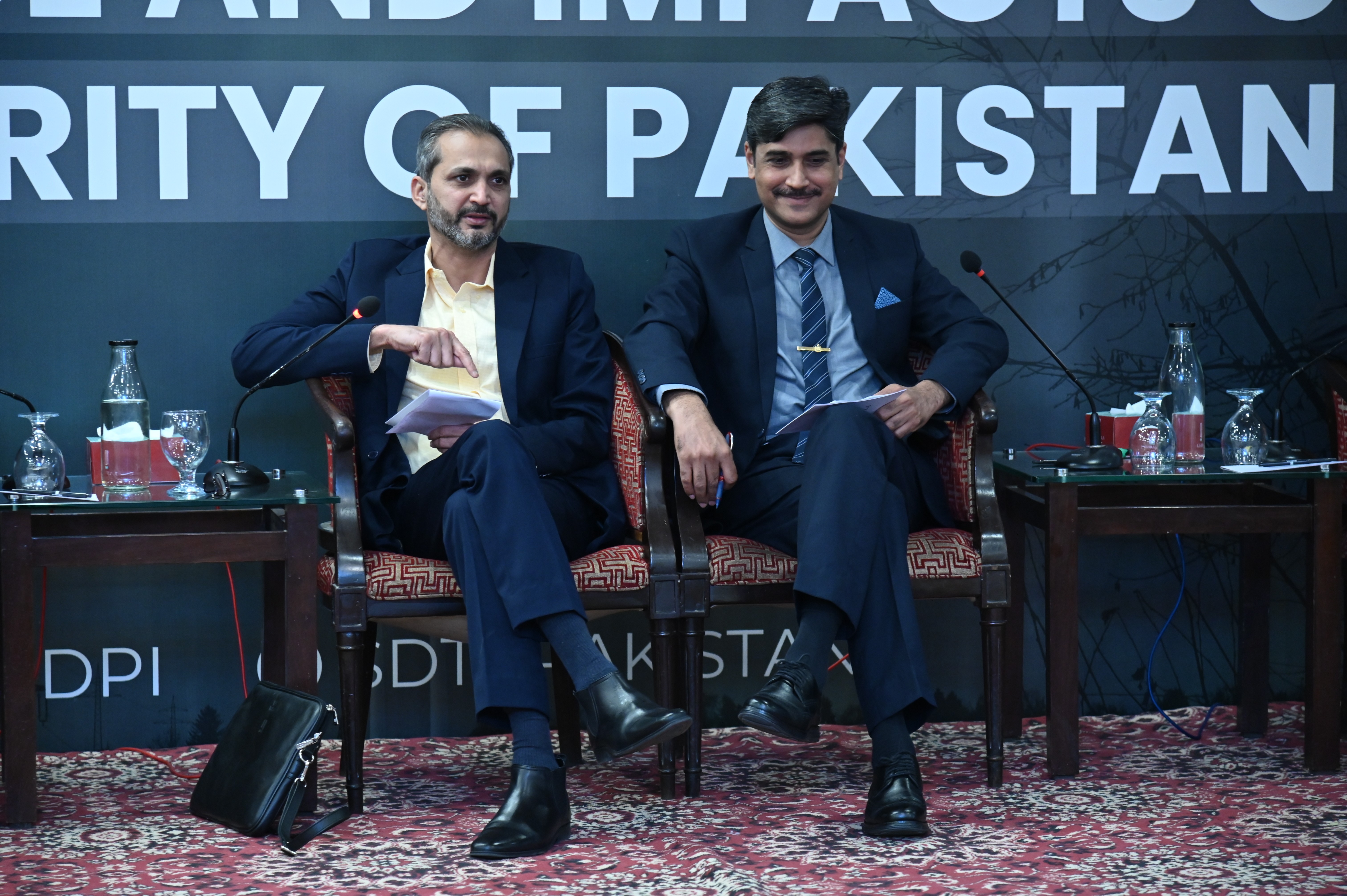 A panel discussion during the Seminar on Climate Change