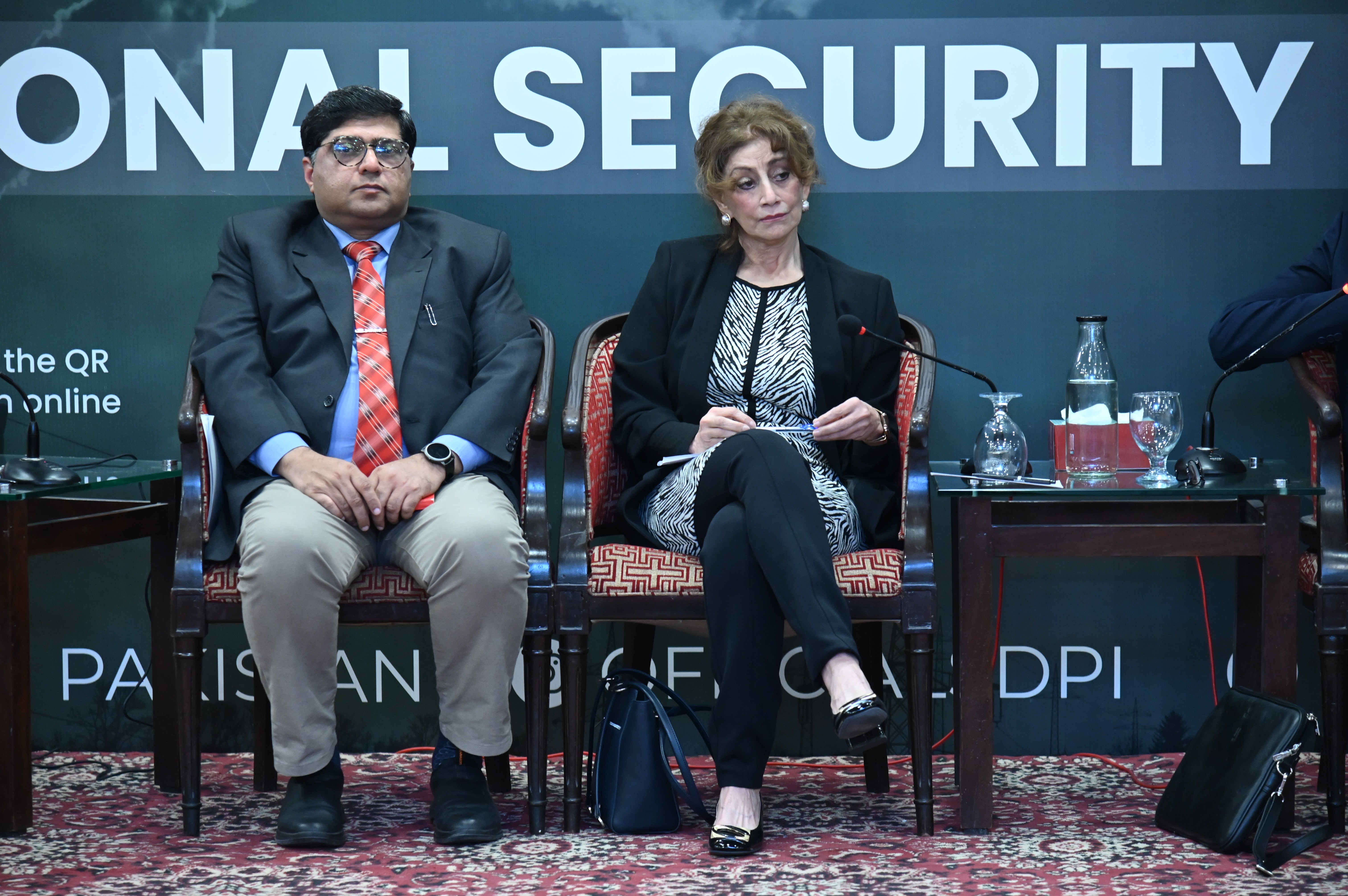 A panel discussion during the Seminar on Climate Change