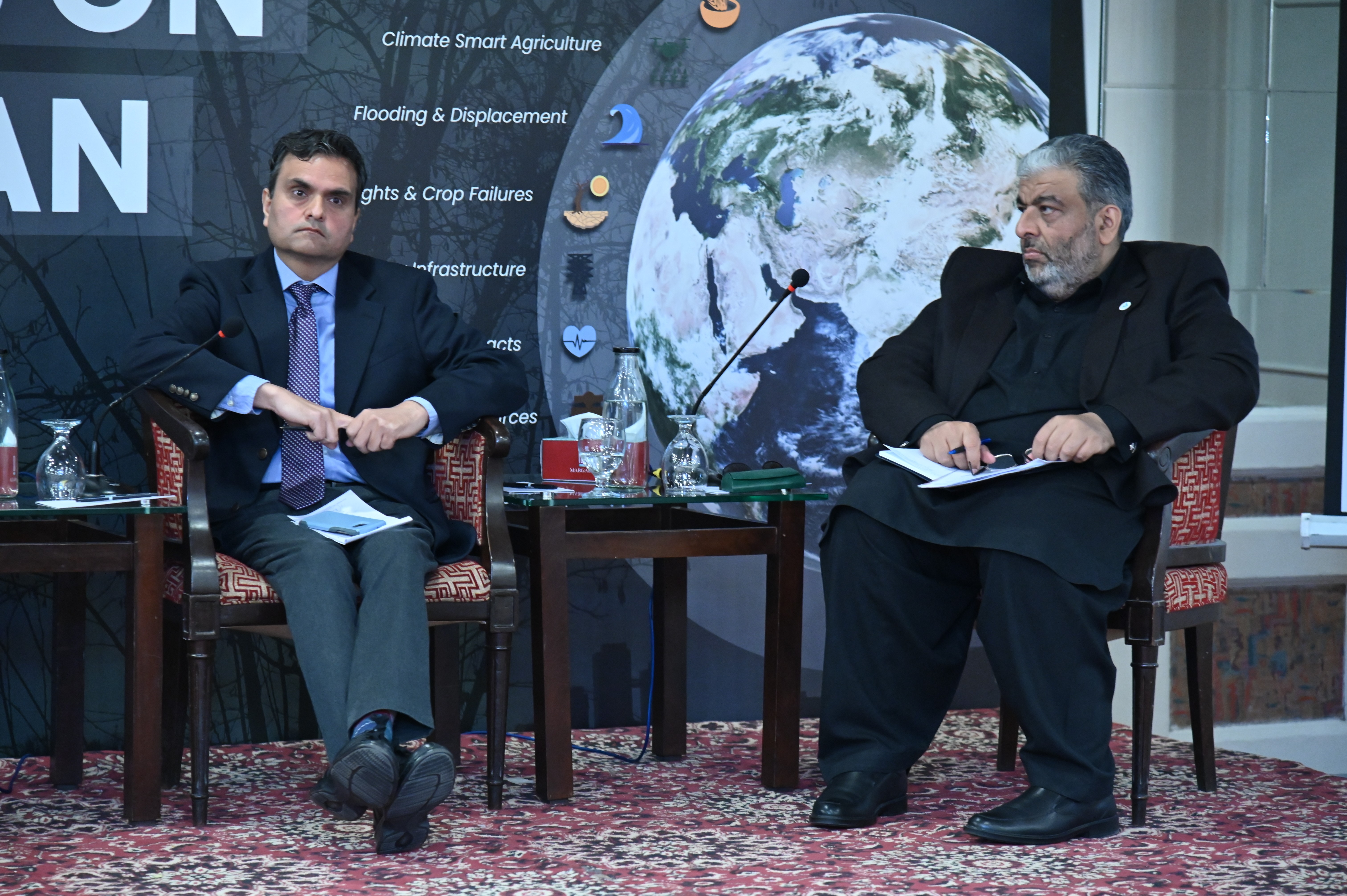 A panel discussion during the Seminar on Climate Change