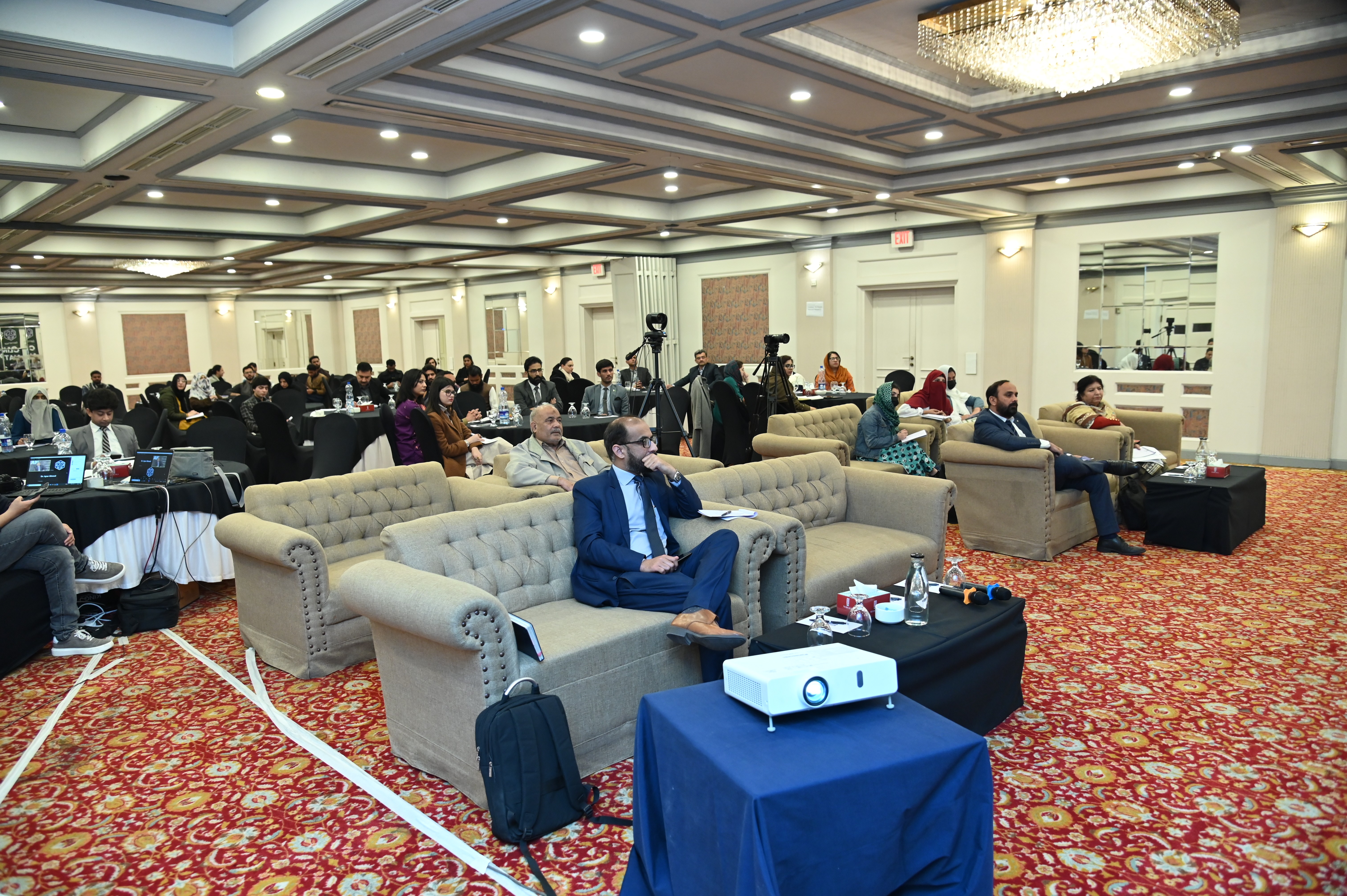 A panel discussion during the Seminar on Climate Change