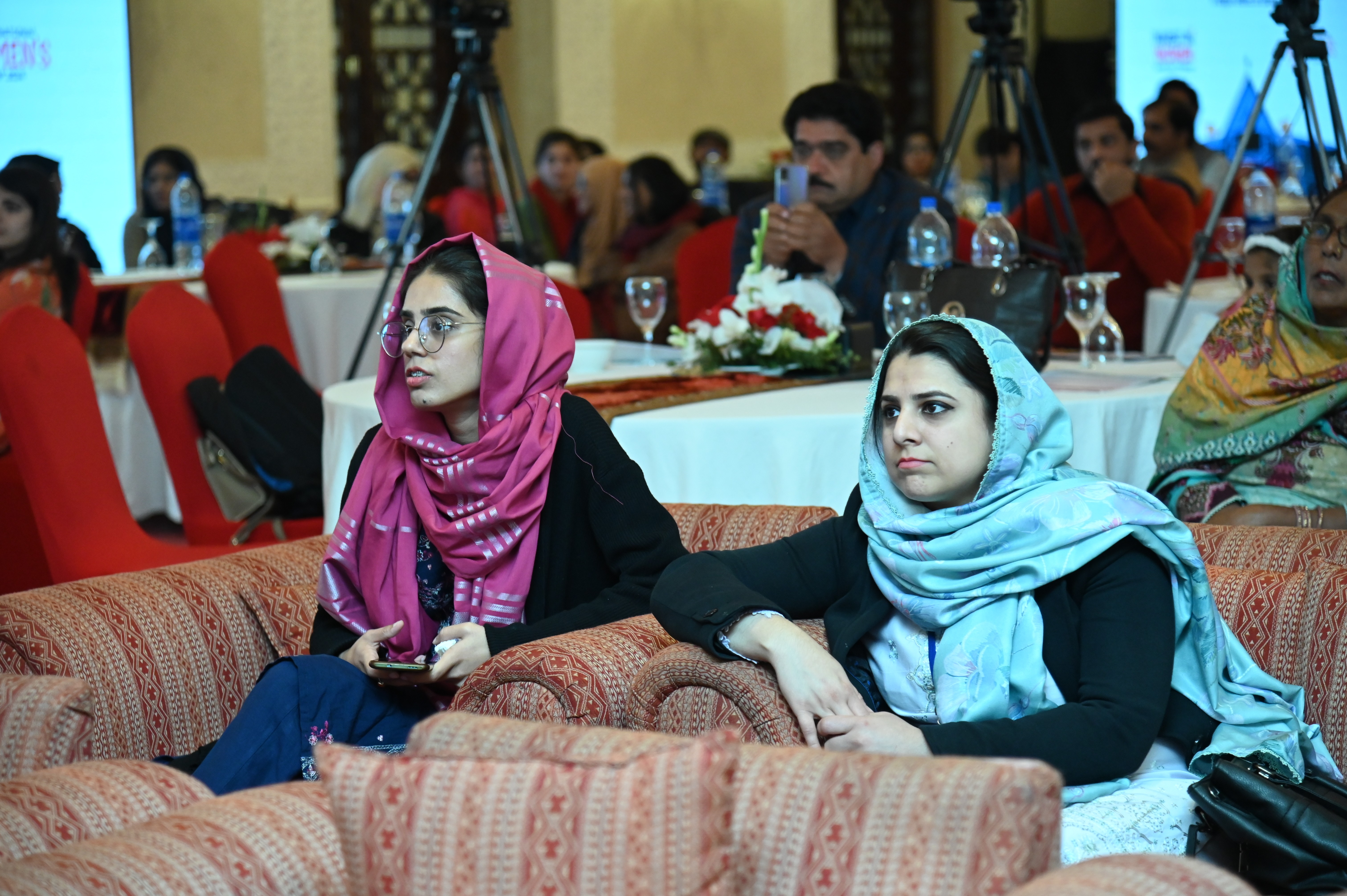 The participants at The Women's Day celebrations