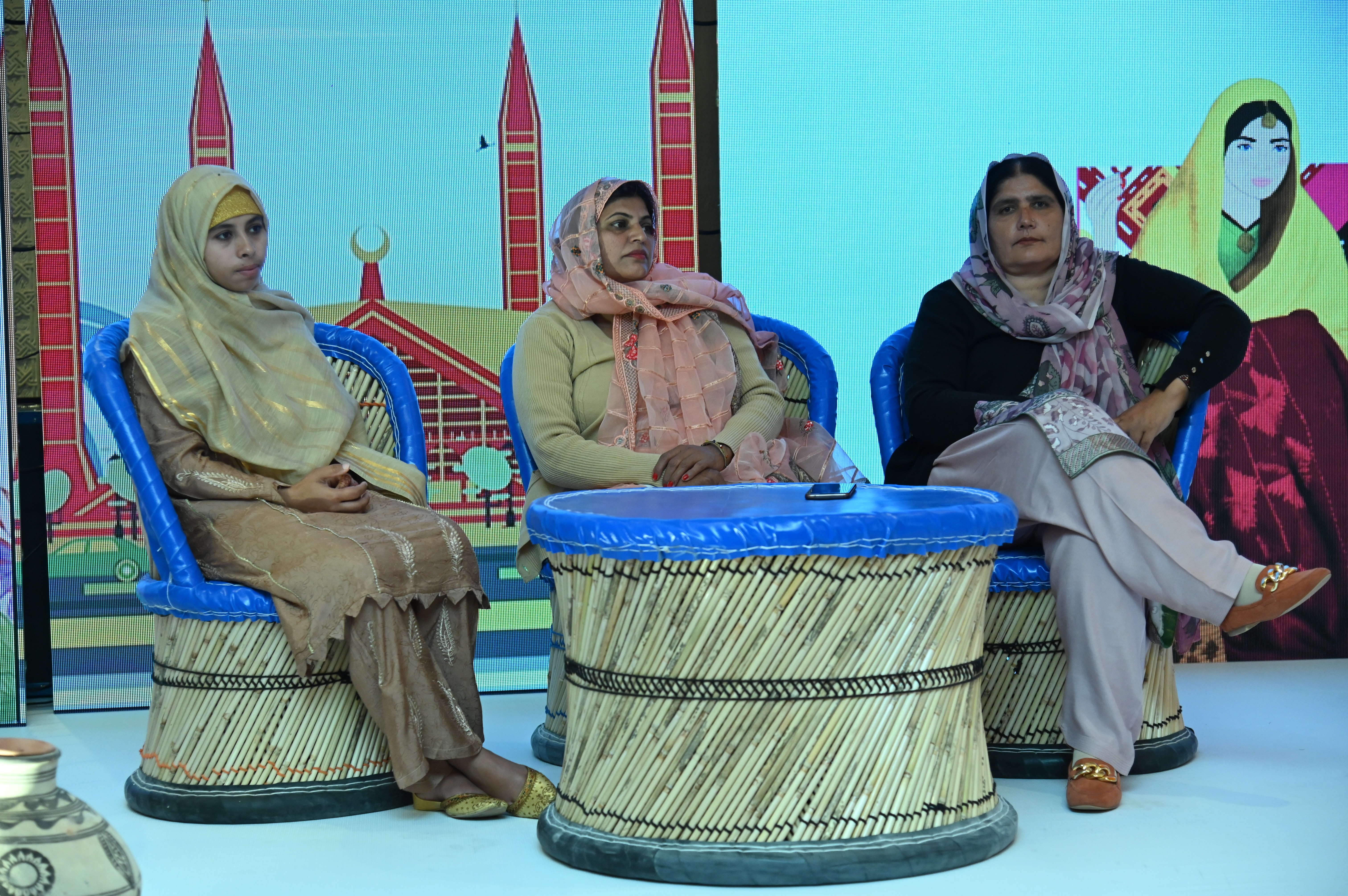 The participants at The Women's Day celebrations